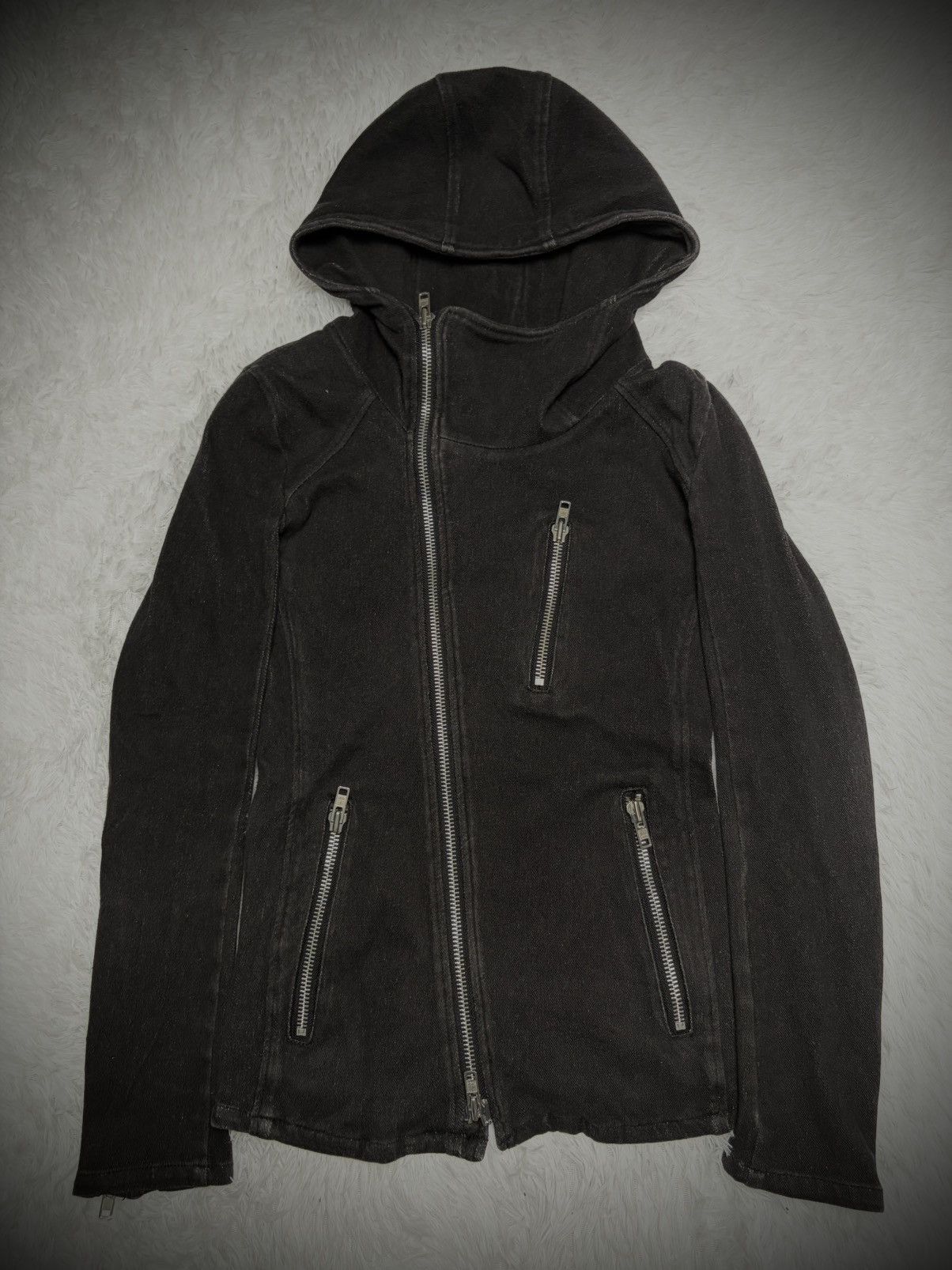 If Six Was Nine Rare 2000s Japanese brand NO ID asymmetrical jacket vkei Size US S / EU 44-46 / 1 - 1 Thumbnail