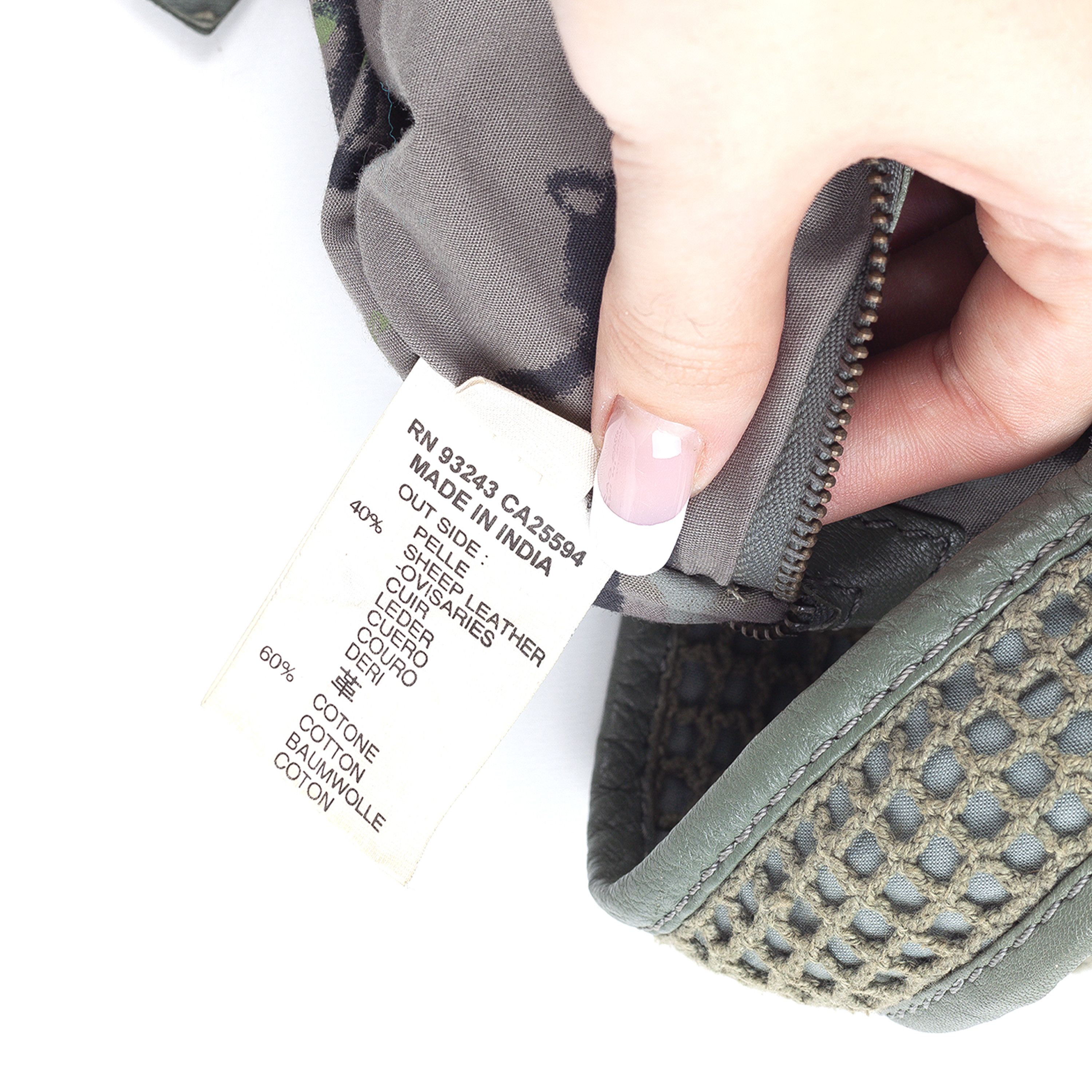 Diesel × Diesel Black Gold Diesel Vintage Sage Green Netted Bag Size ONE SIZE - 7 Thumbnail