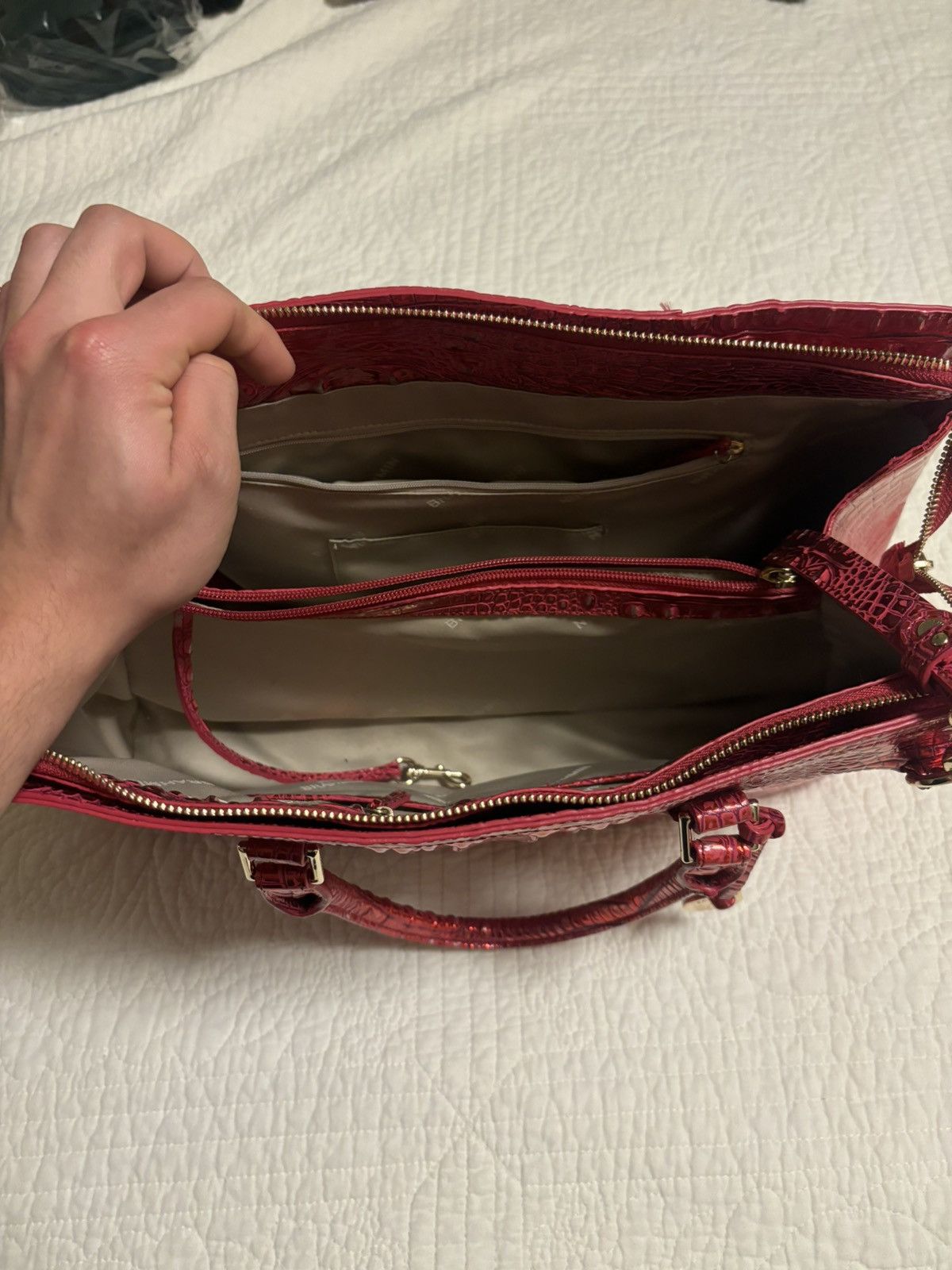 BRAHMIN Brahmin Red dragon bag Size ONE SIZE - 5 Thumbnail