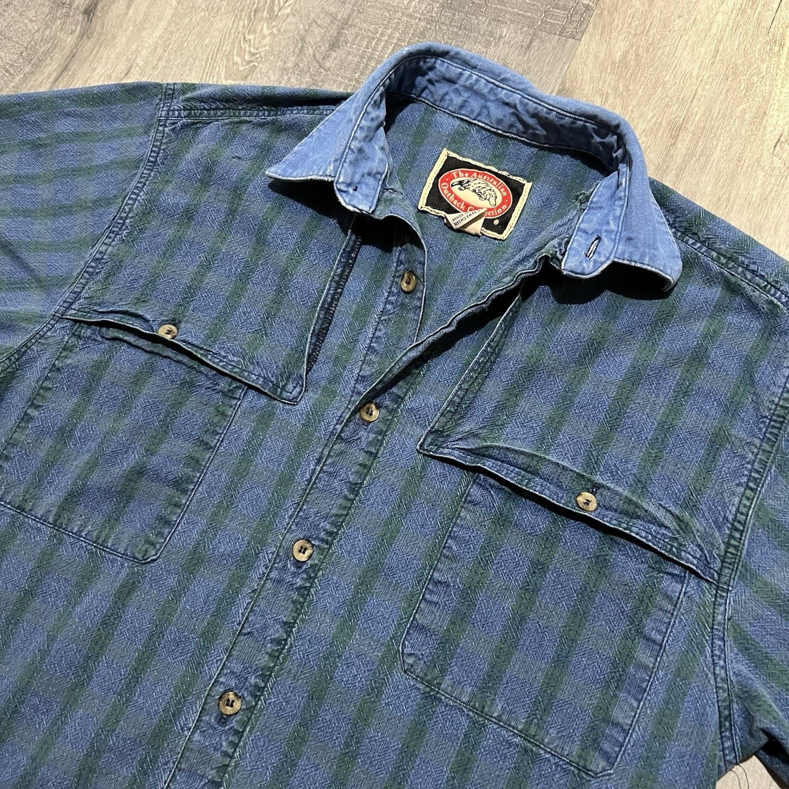The Australian Outback Collection The Australian Outback Collection Denim Collar Button Shirt Size US M / EU 48-50 / 2 - 3 Thumbnail