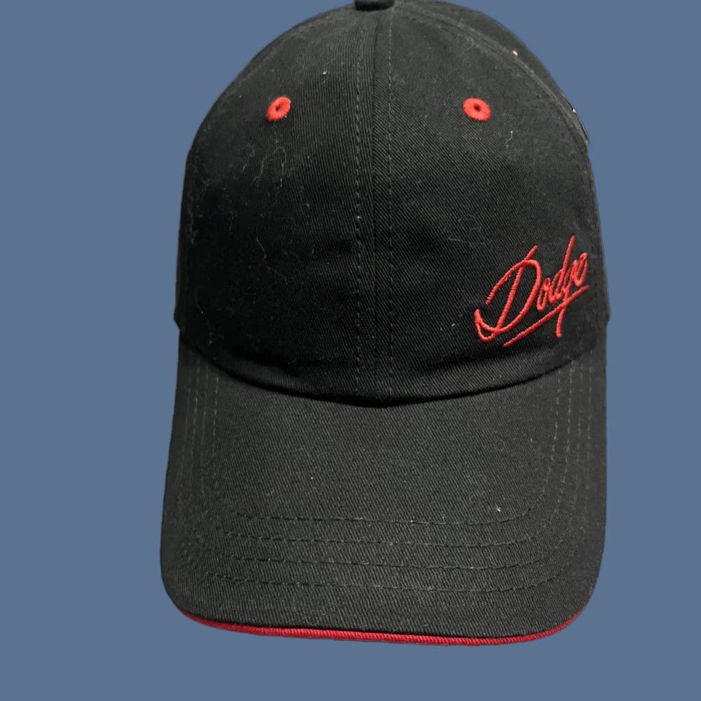 PONY Dodge Hat Women Strap Back Black Embroidered Logo Pony Tail Cap Size ONE SIZE - 1 Thumbnail