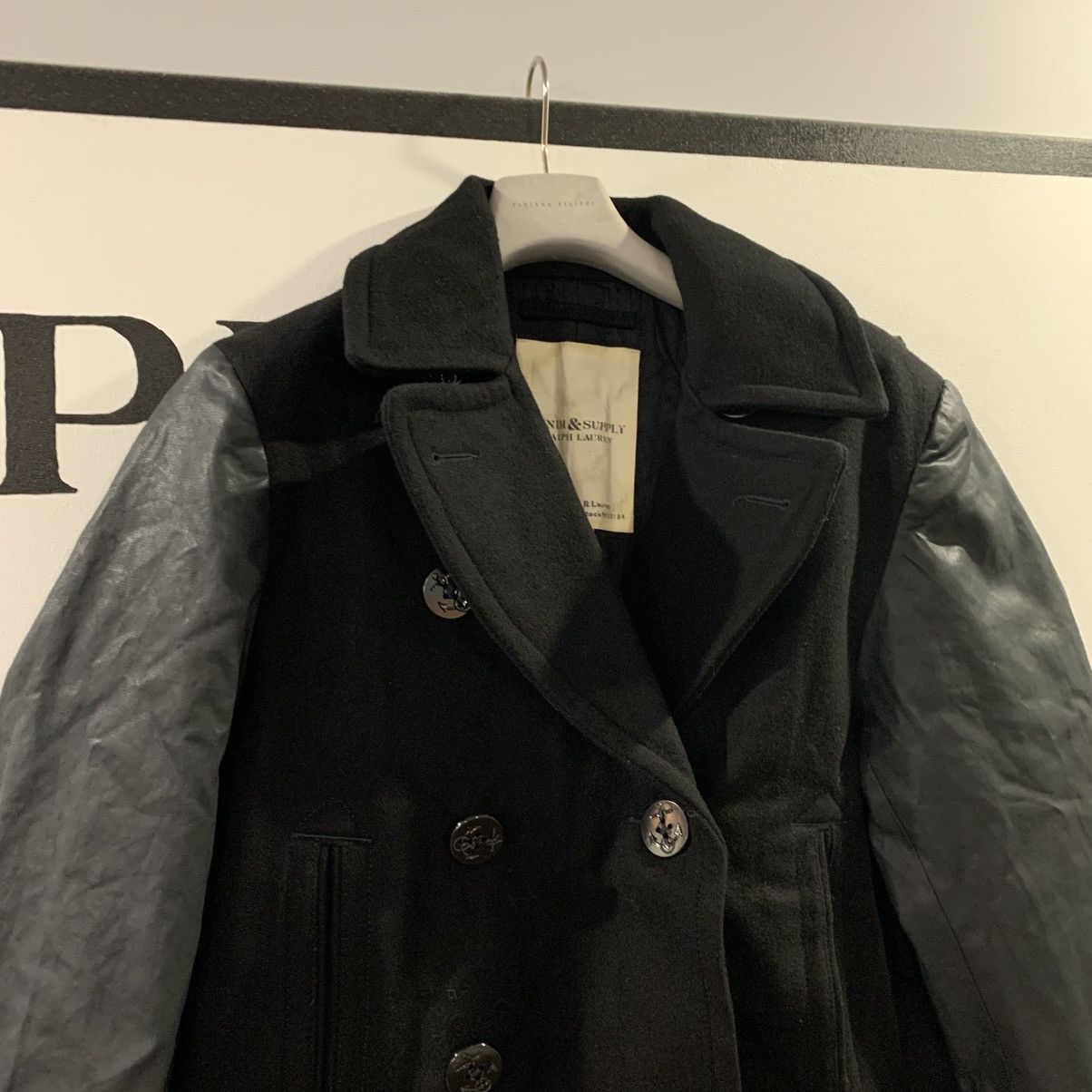 Polo Ralph Lauren Denim & Supply Ralph Lauren Jacket M Coat Wool Nylon Black Size US M / EU 48-50 / 2 - 4 Thumbnail