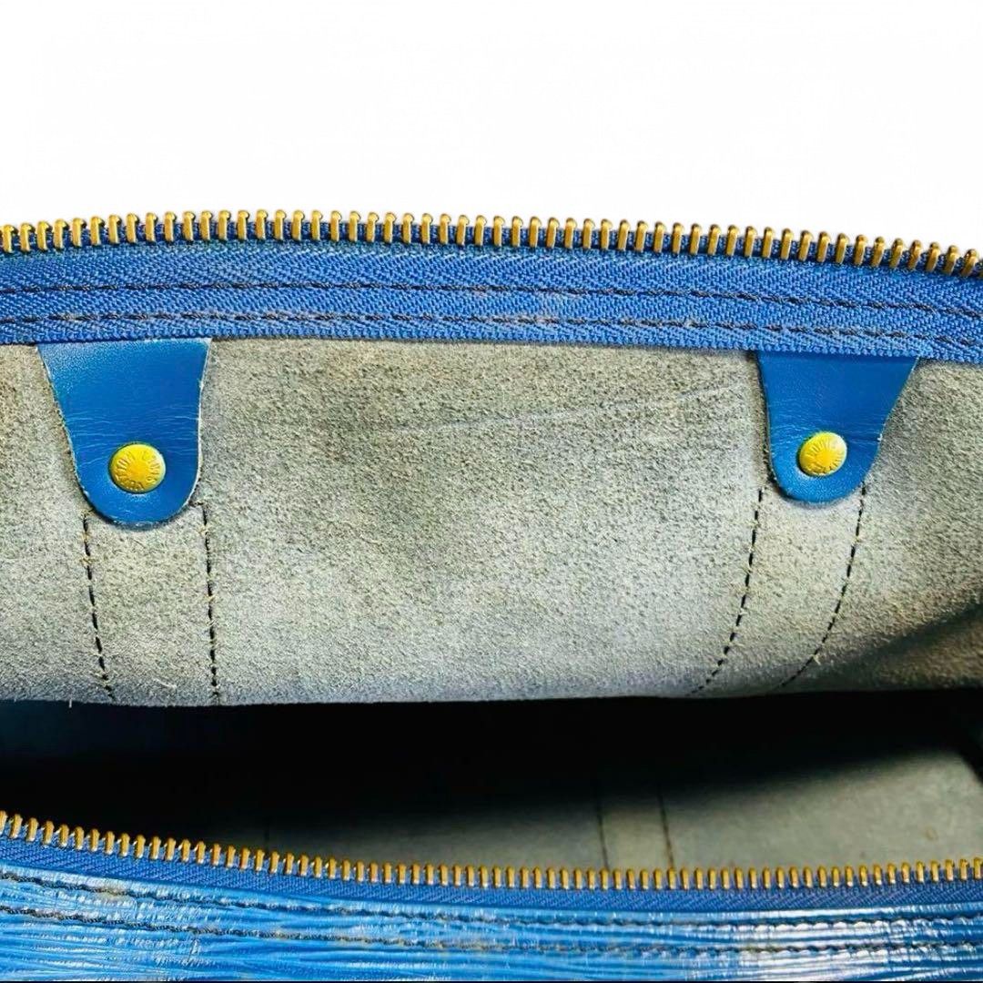 Louis Vuitton Louis Vuitton - Keepall 50 Epi Leather Blue Vintage Size ONE SIZE - 13 Thumbnail