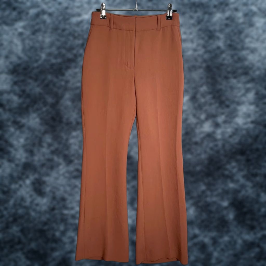 Vintage Wilfred Pants High-Waisted Flared Size 6 Rust Brown Womens Size 28" / US 6 / IT 42 - 1 Thumbnail