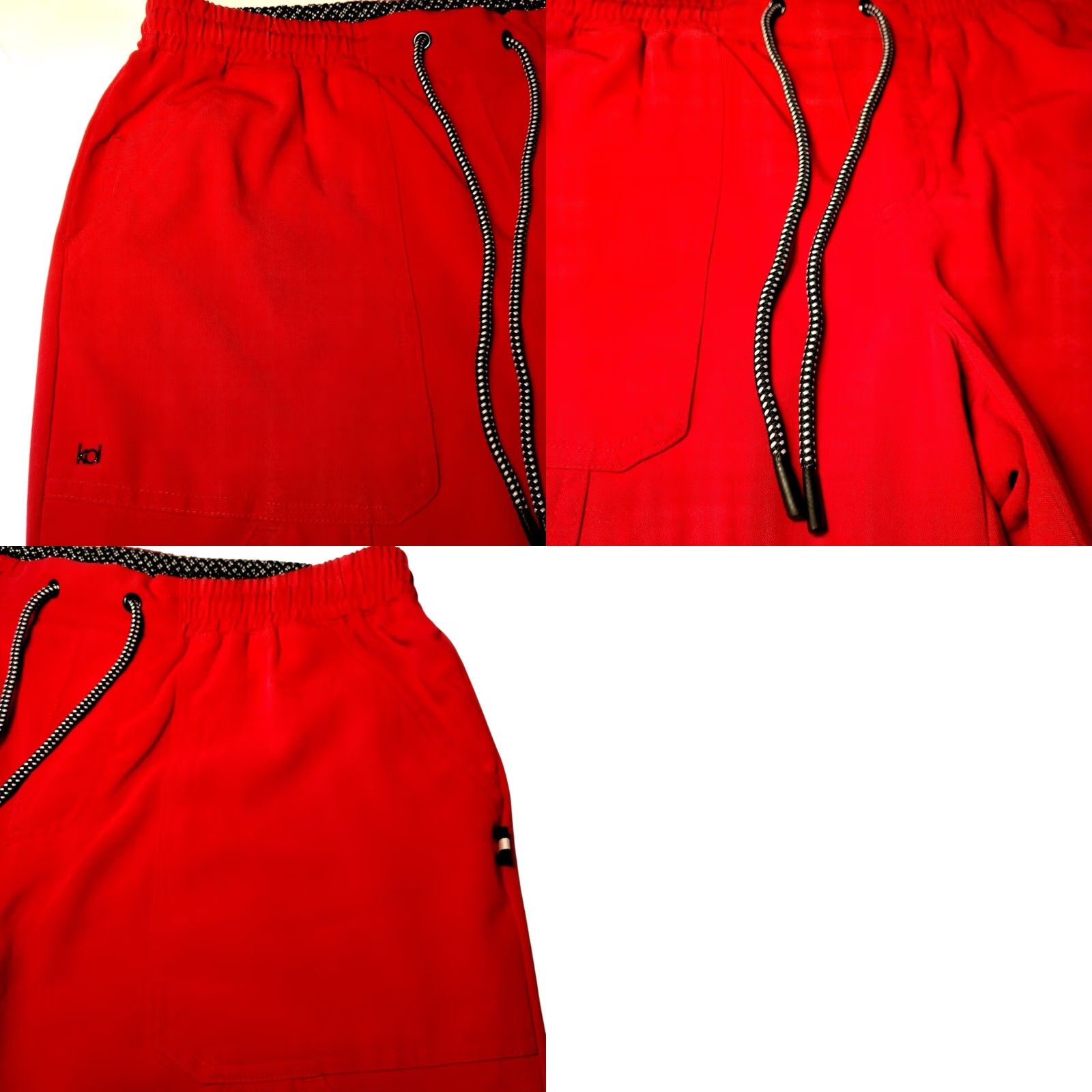 Koio Koi Scrub Pants Women S Regular Red Jogger Workwear 740R Stretch Size 28" / US 6 / IT 42 - 10 Thumbnail