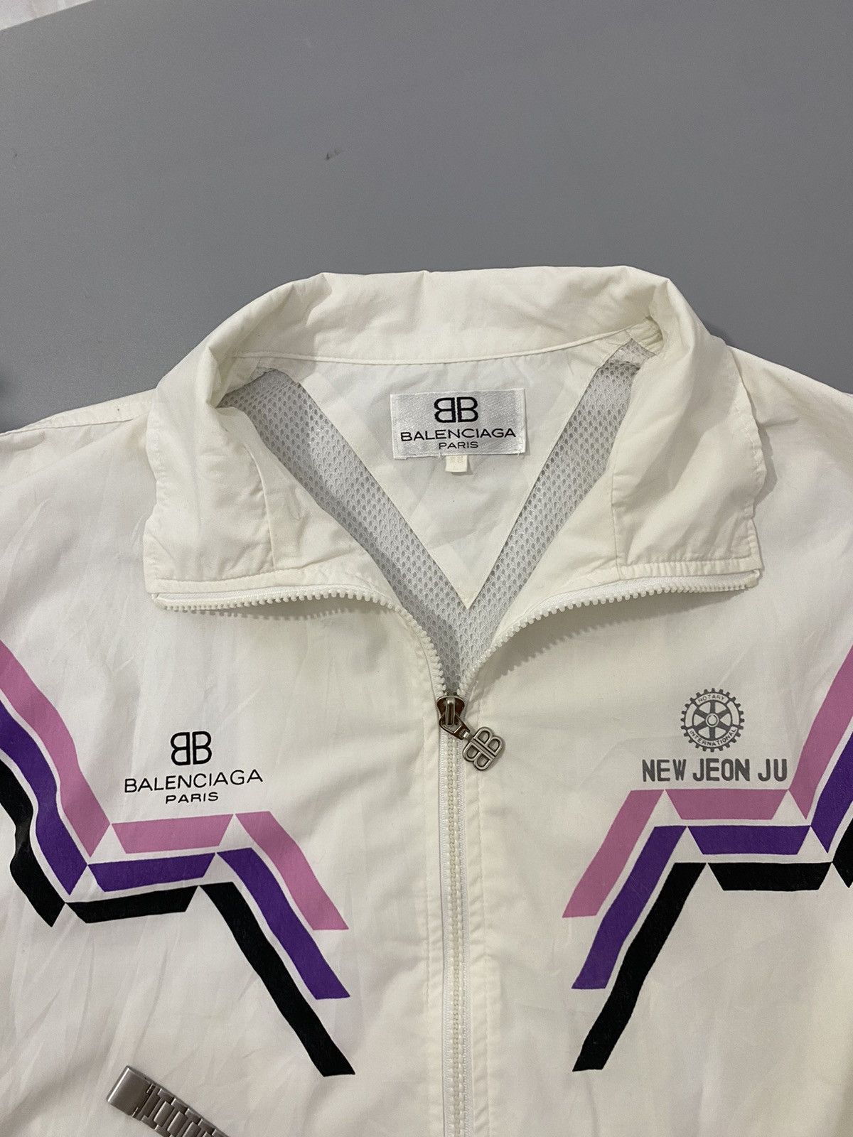 Balenciaga 💥Rare💥80s 90s Balenciaga Track Jacket Size US L / EU 52-54 / 3 - 7 Thumbnail