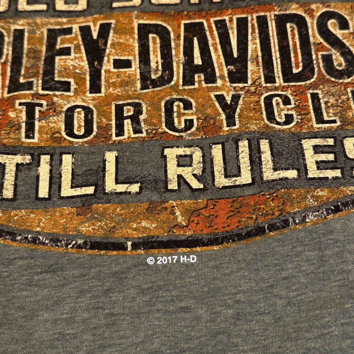 Harley Davidson Harley Davidson Old School Motorcycles Huntsville Shirt Size US XL / EU 56 / 4 - 3 Thumbnail