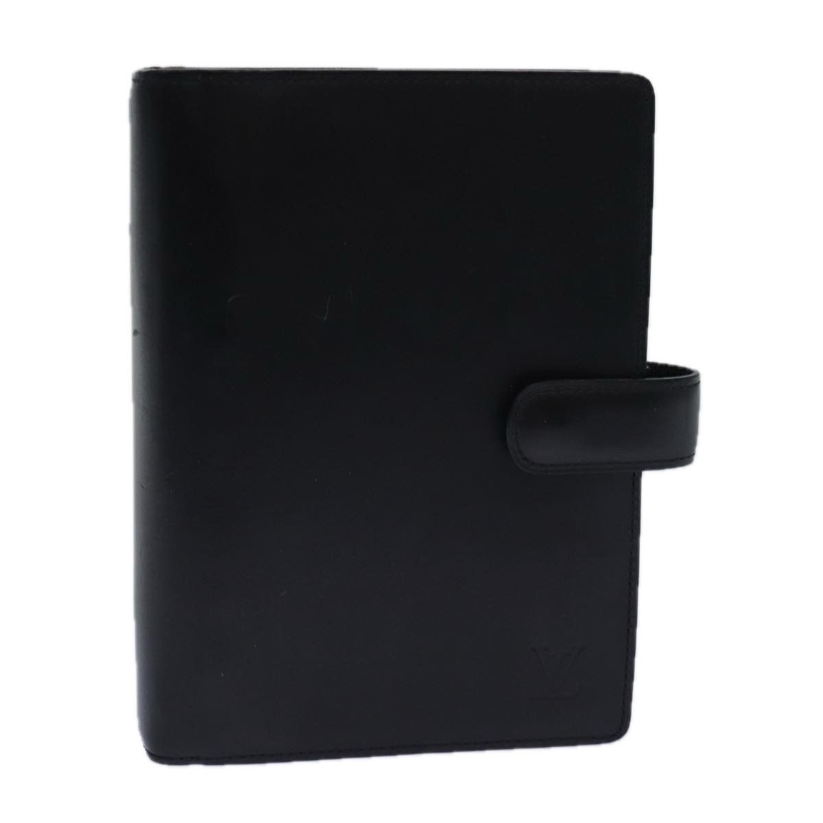 Louis Vuitton Agenda Mm Black Leather Wallet (Pre-Owned) Size ONE SIZE - 1 Thumbnail