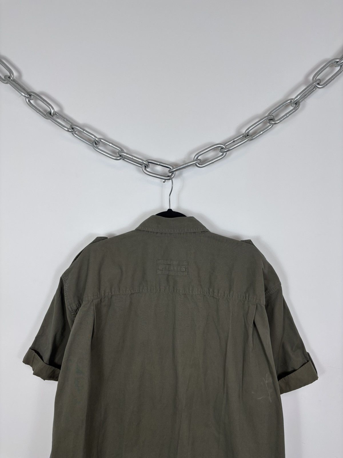 Orvis Vintage Orvis Bush Men’s Khaki Green Short Sleeve Shirt Size US XXL / EU 58 / 5 - 16 Thumbnail