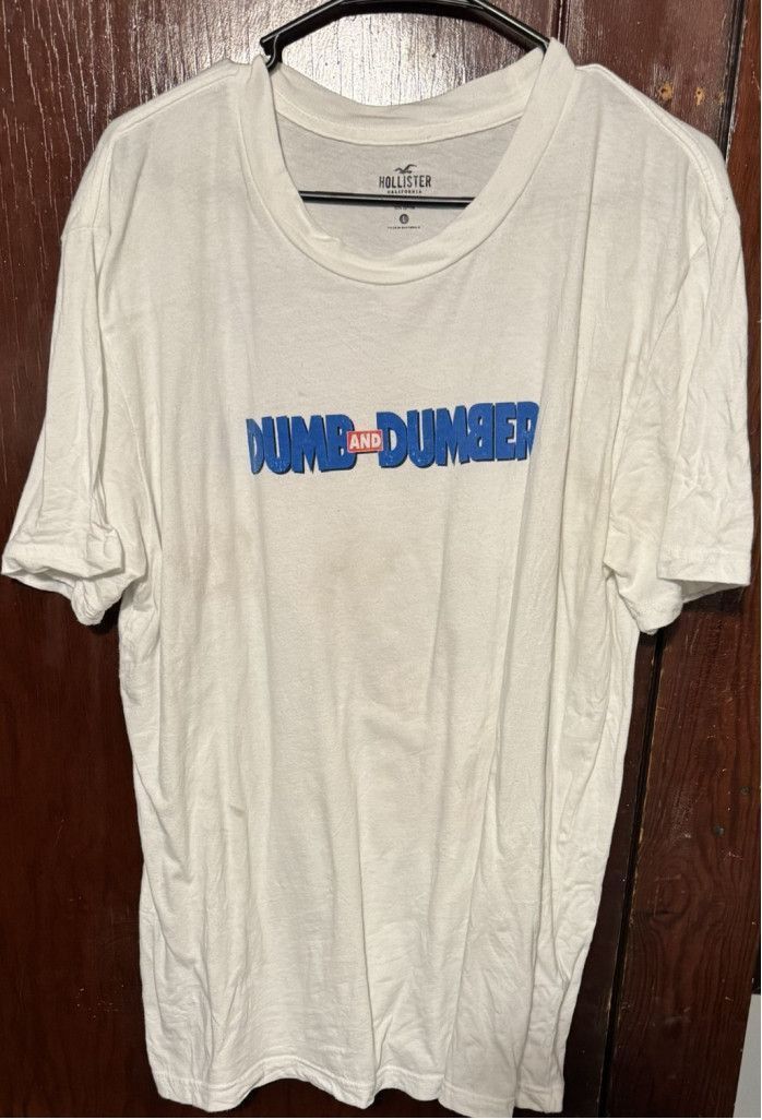 Hollister Dumb and Dumber Double-Sided Hollister T-Shirt Men L White Size US L / EU 52-54 / 3 - 1 Thumbnail