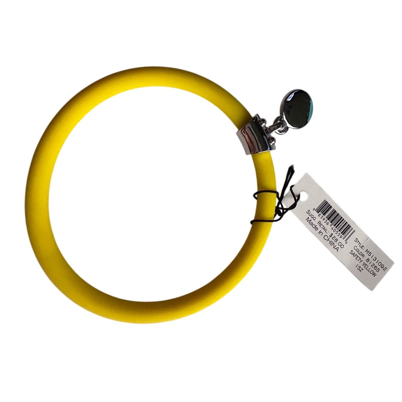 Marc by Marc Jacobs Marc by Marc Jacobs Safety Yellow Bangle Charm Bracelet NWT Size ONE SIZE - 5 Thumbnail
