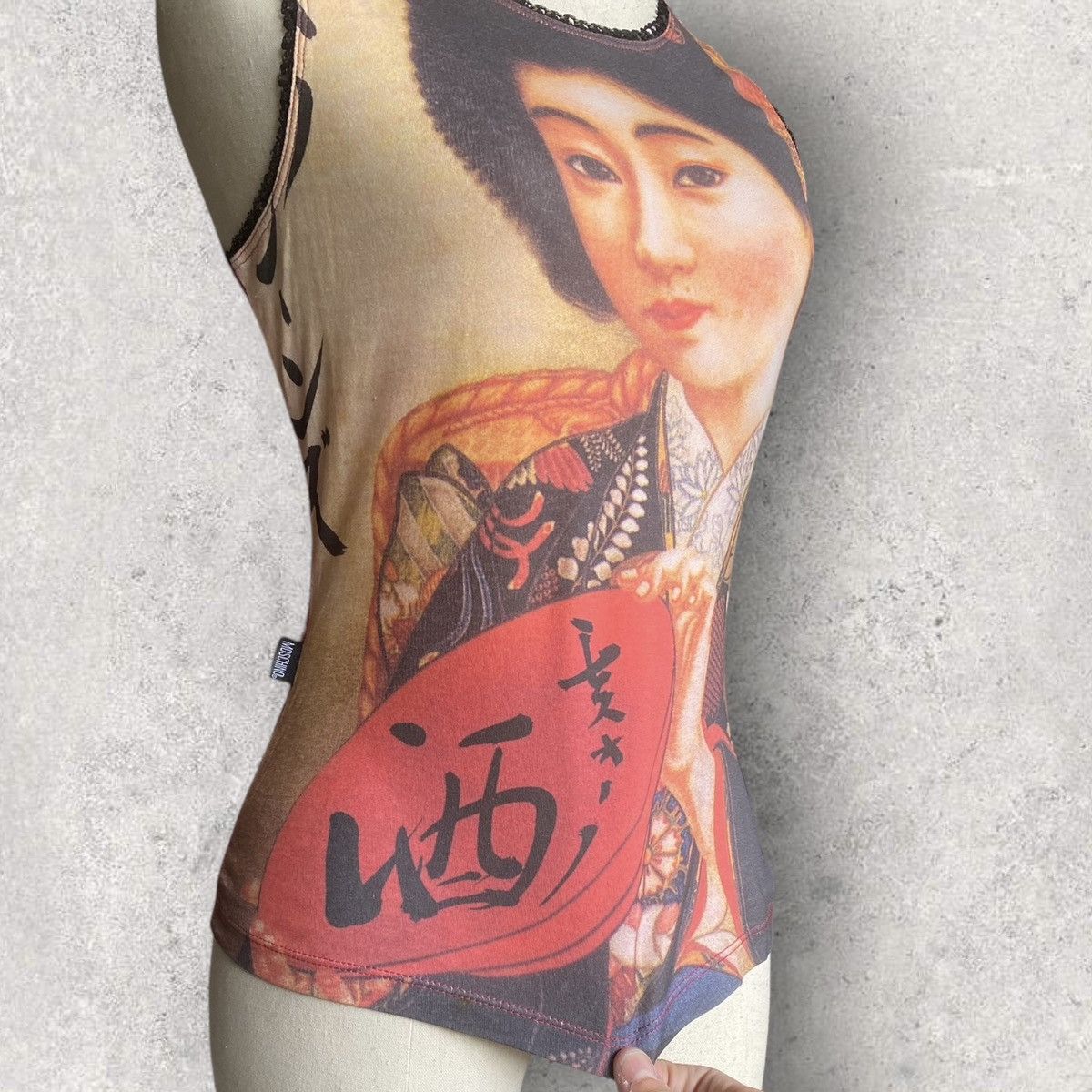 Moschino Vintage Moschino Geisha Tank top Size S / US 4 / IT 40 - 3 Thumbnail