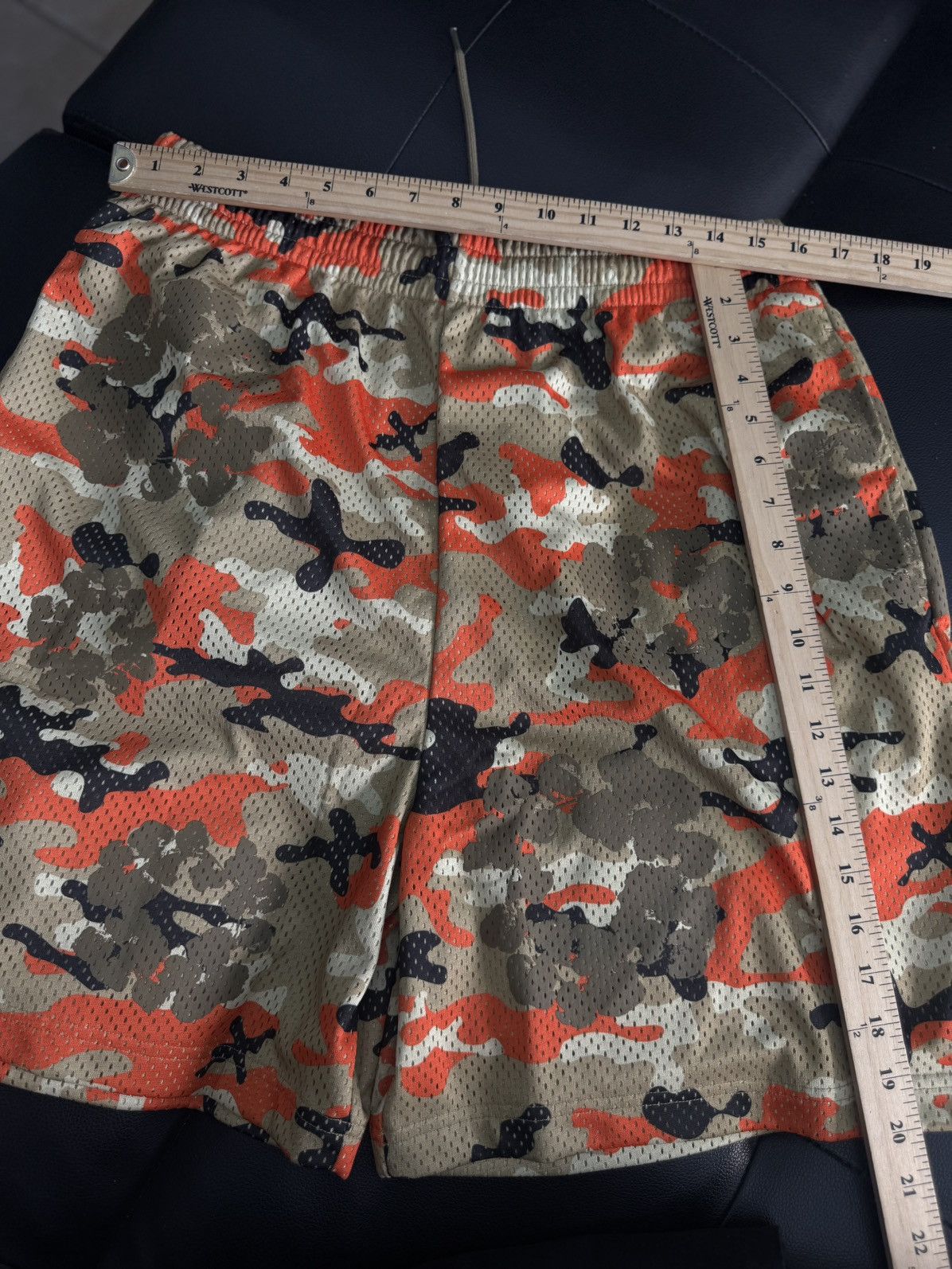 DENIM TEARS Denim Tears Mesh Summer Shorts Tan/Orange Size Large (NEW) Size US 33 - 7 Thumbnail
