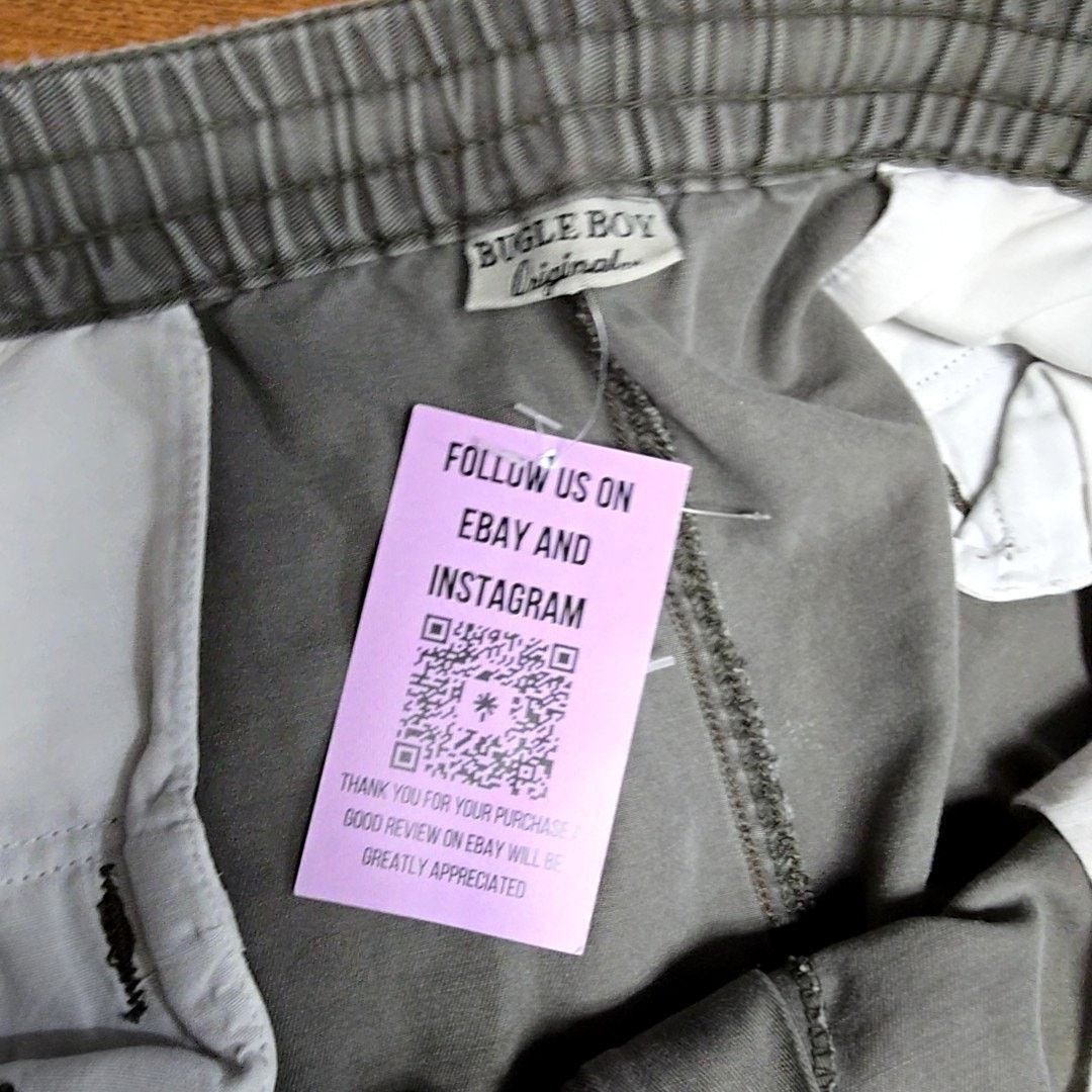 Bugle Boy Vintage Bugle Boy Cargo Mens Large Elastic Gray Faded 90s Size US 34 / EU 50 - 4 Thumbnail