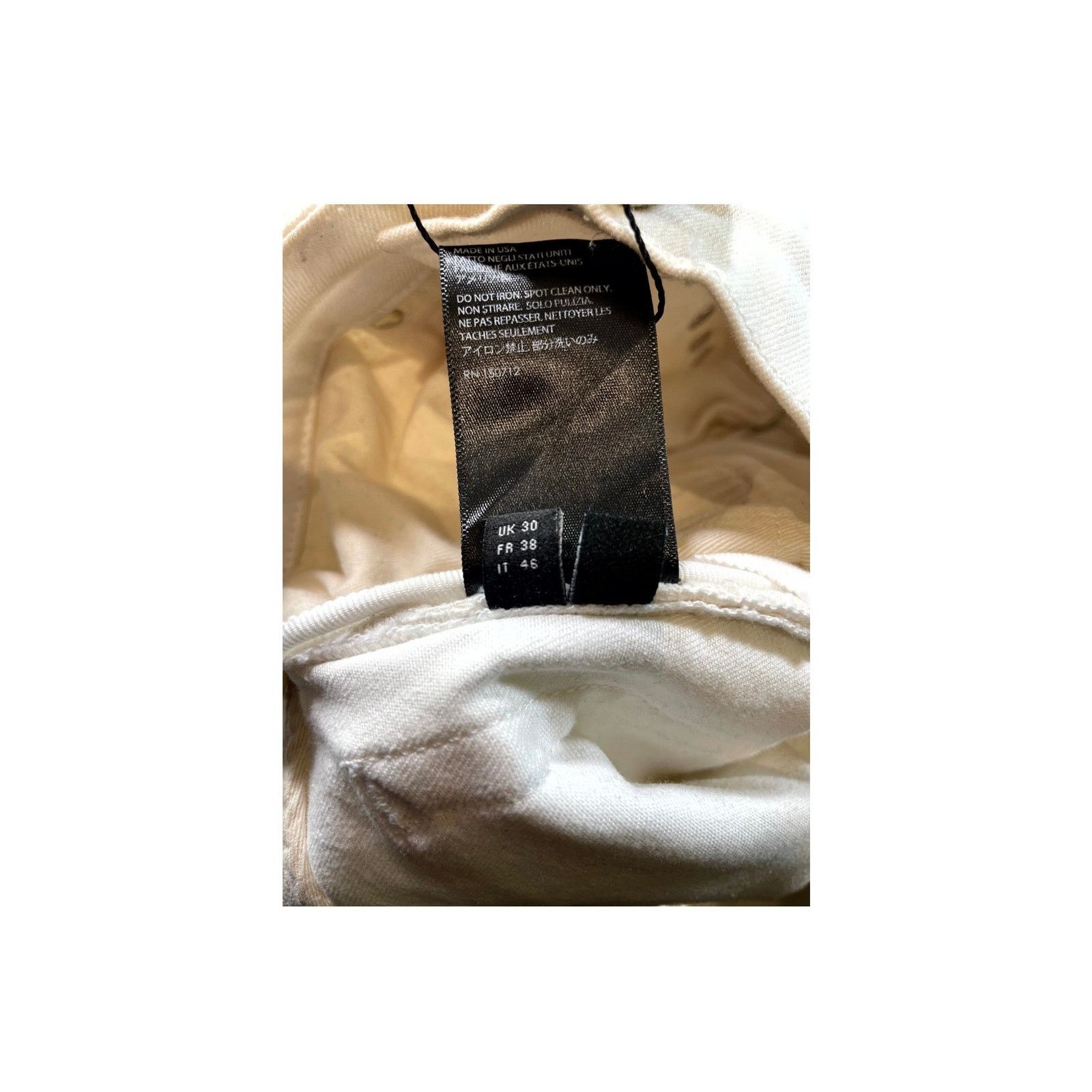 Amiri Amiri "MX1" Patch White Jeans Size US 30 / EU 46 - 7 Thumbnail
