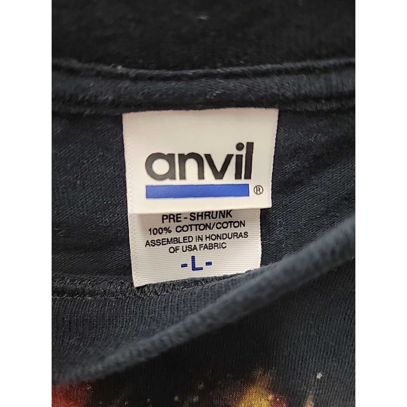 Anvil VINTAGE Megadeath Gigantic Tour Graphic Tshirt Mens Size L Black Crew Neck Short Sleeve Cotton Anvil 2000s Y2K Band Metal Music 22 Chest 28 Length Size US L / EU 52-54 / 3 - 2 Thumbnail