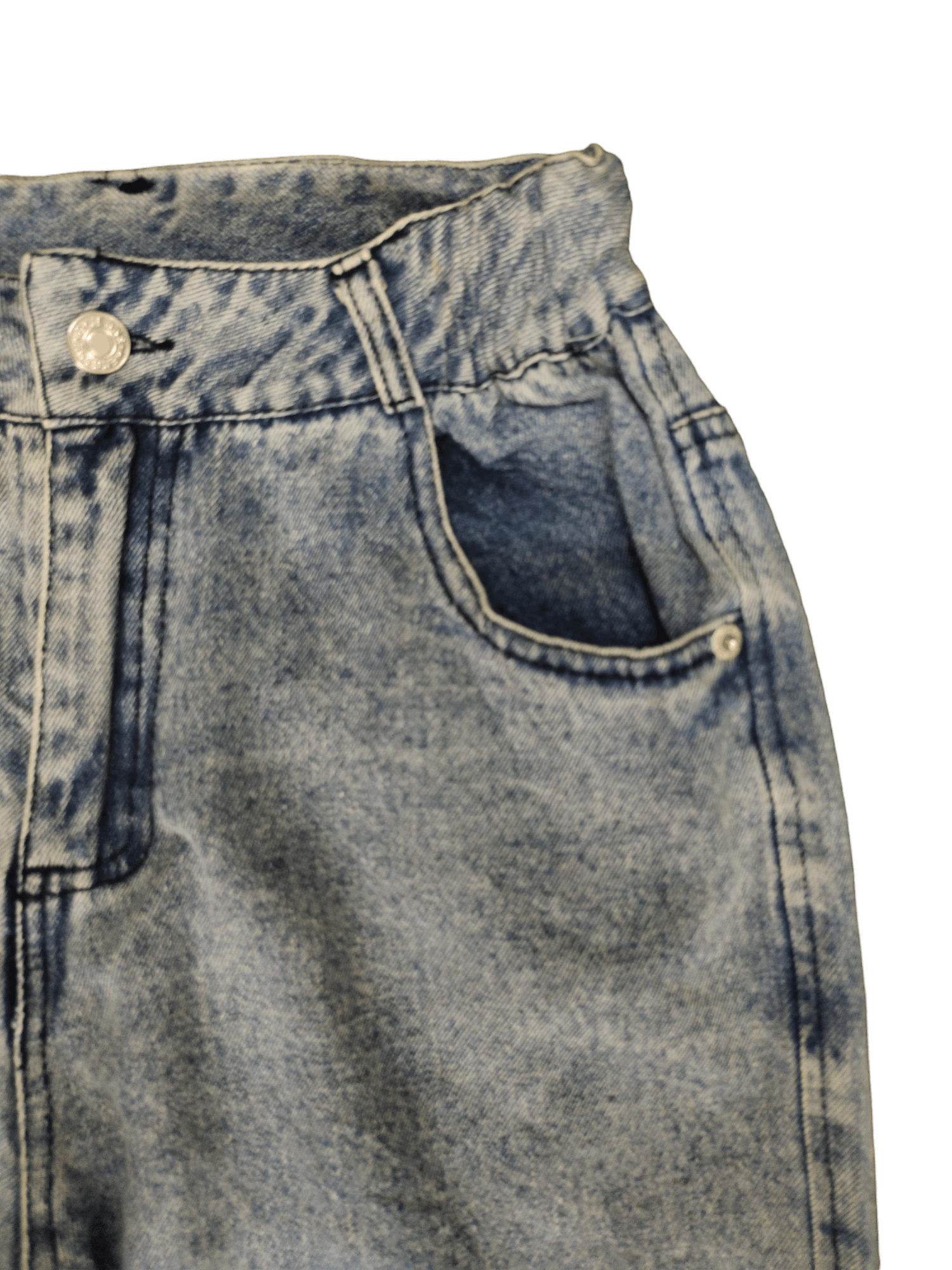 Hysteric Glamour Ahstudio Light Wash Bondage Punk Baggy Denim Pants Size US 28 / EU 44 - 3 Thumbnail