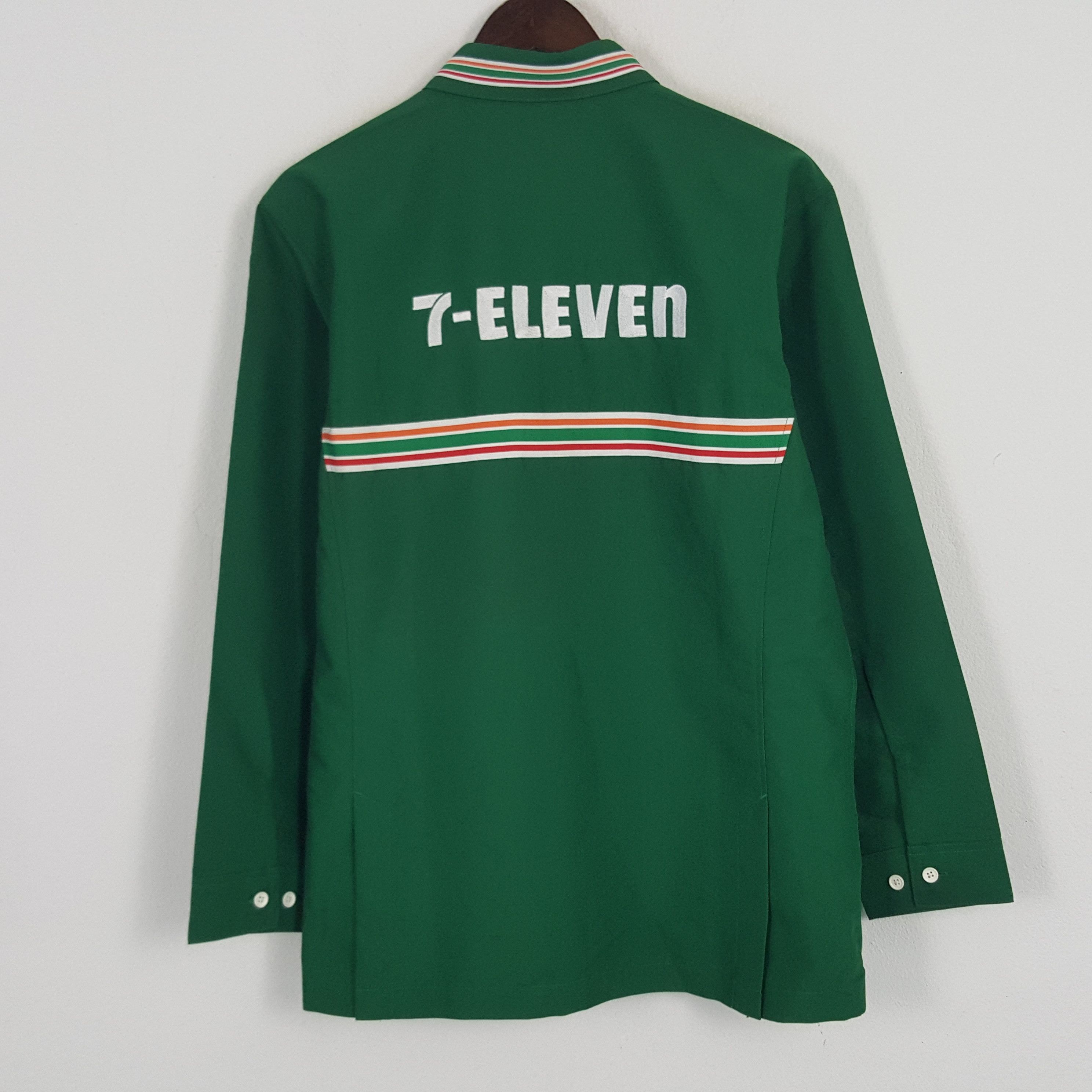 Japanese Brand × Vintage Vintage 7 Eleven Embroidery Worker Uniform Jacket Size US L / EU 52-54 / 3 - 1 Thumbnail