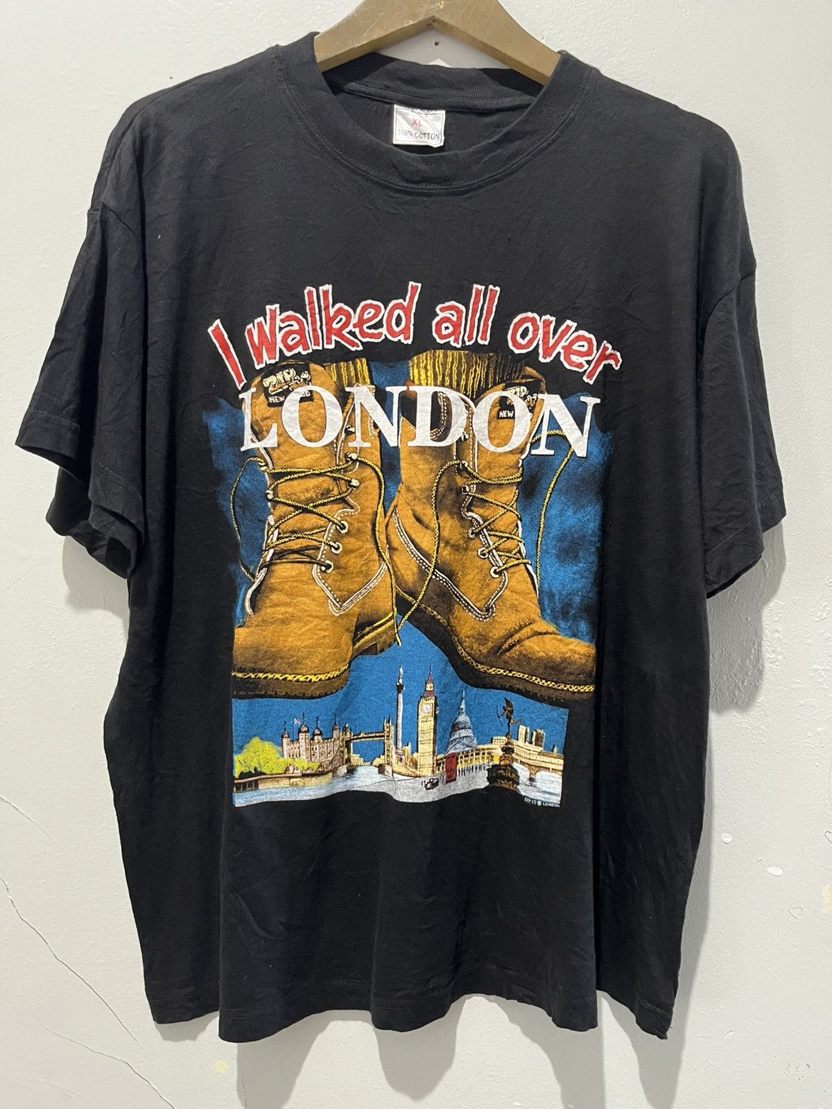 Vintage Vintage 90’s Boots London Promo T-Shirt Size US XL / EU 56 / 4 - 4 Thumbnail