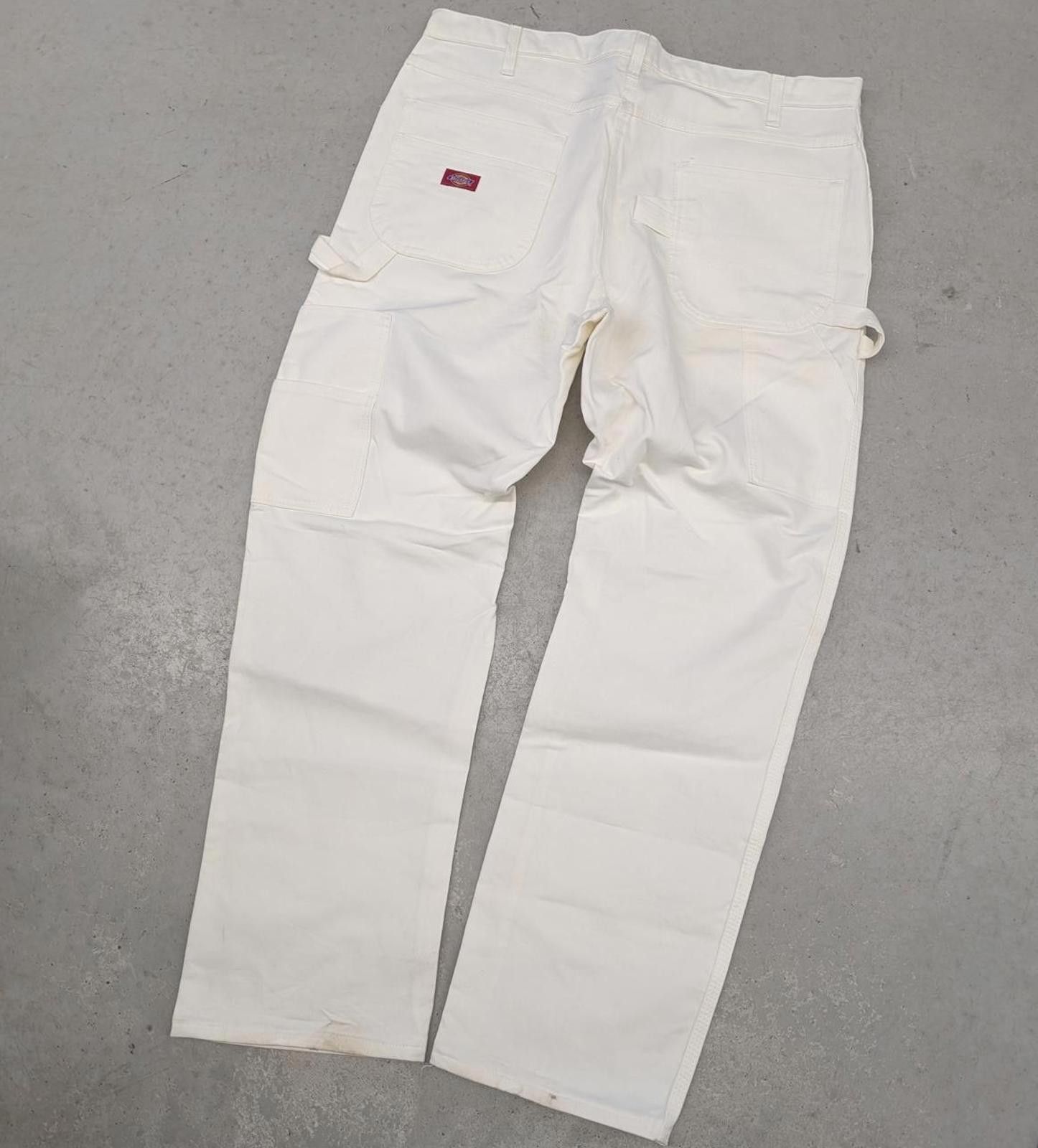 Dickies Retro Dickies White Carpenter Canvas Painters Pants Size US 38 / EU 54 - 1 Thumbnail