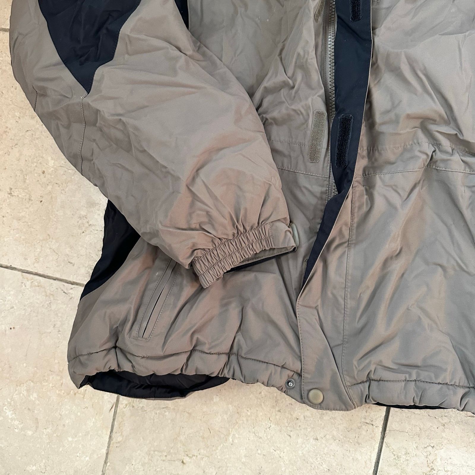 L.L. Bean L.L. Bean L Primaloft Black Tan Ski Parka Jacket Coat hood Size US L / EU 52-54 / 3 - 13 Thumbnail