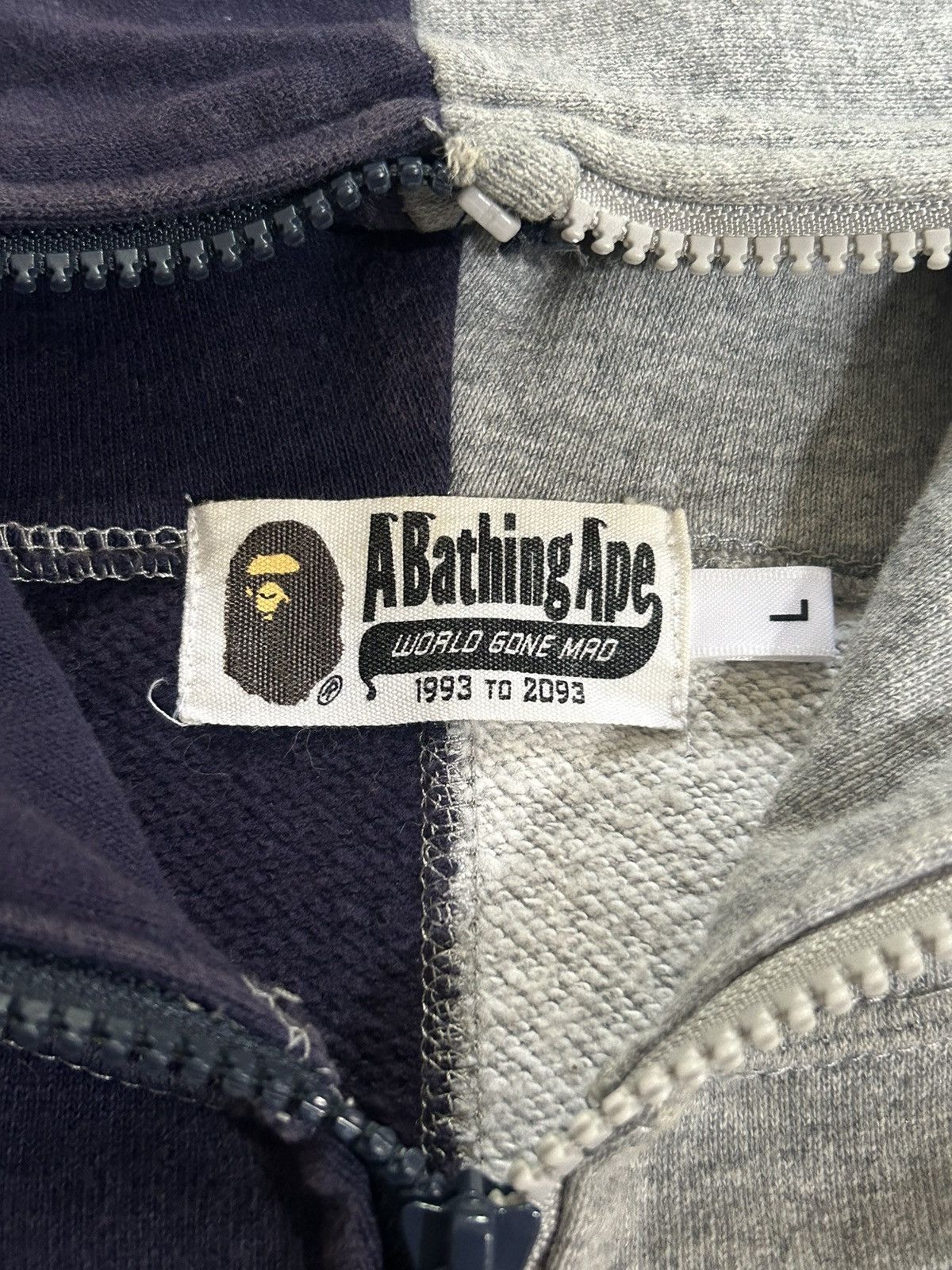 Bape College Half Full Zip Hoodie Size US L / EU 52-54 / 3 - 6 Thumbnail