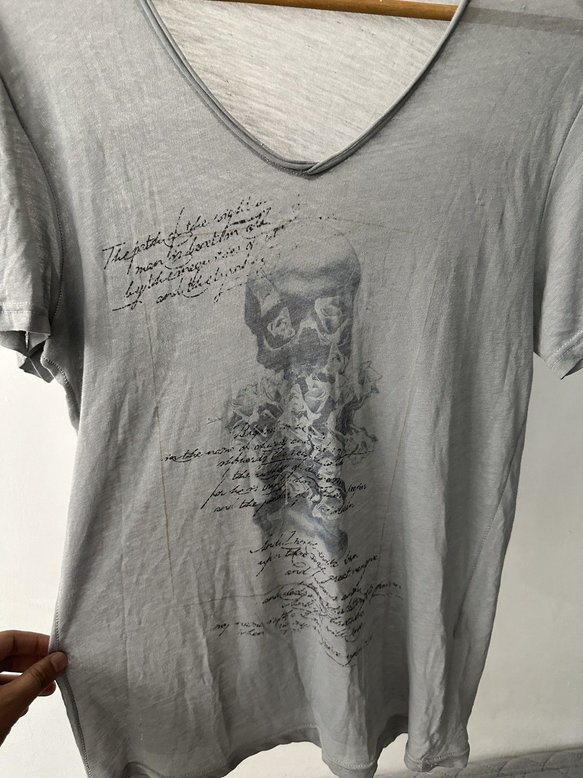 Tornado Mart 1990 - Tornado Mart Archival Skull Poem Body Mesh Size US M / EU 48-50 / 2 - 3 Thumbnail