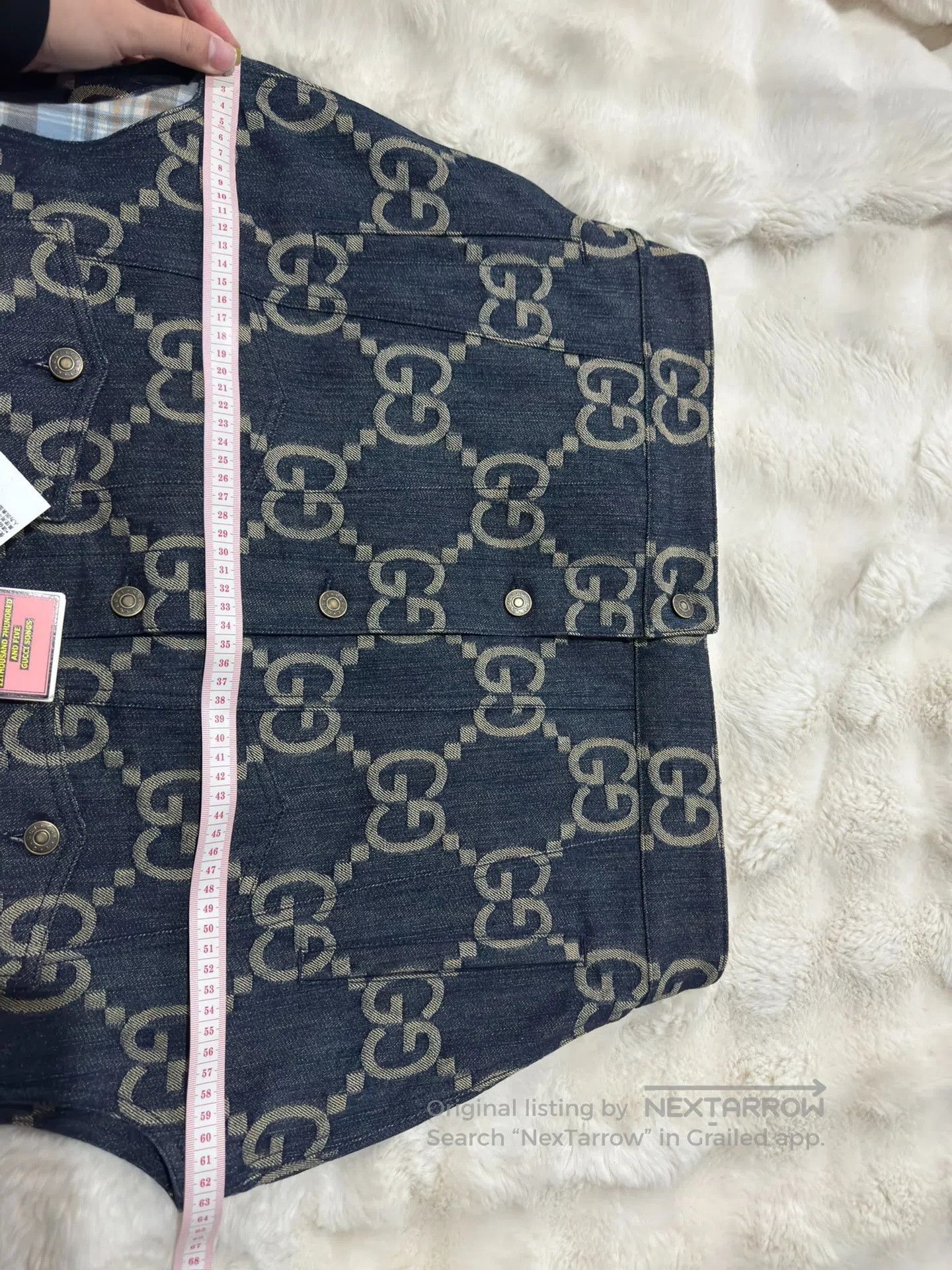 Gucci Guicci Printed Denim Jacket| Size US S / EU 44-46 / 1 - 7 Thumbnail