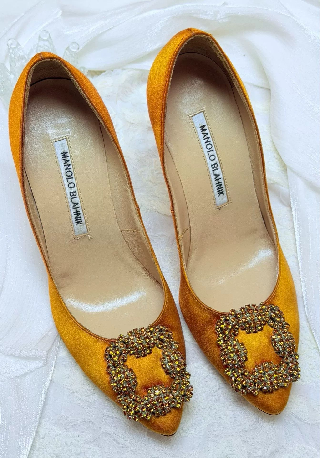 Manolo Blahnik Manolo Blahnik Yellow Lowtop Sneakers us_6-5 Women Size US 6.5 / IT 36.5 - 1 Thumbnail