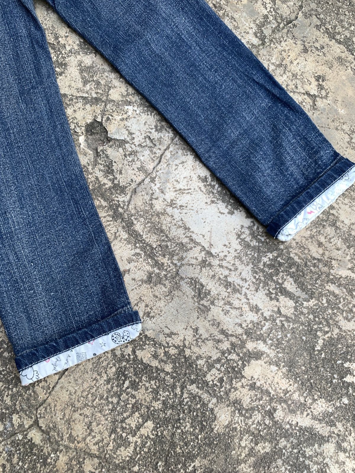 Fiorucci y2k Fiorucci Italy Stars Jeans Pants Size 24" / US 00 / IT 34 - 5 Thumbnail