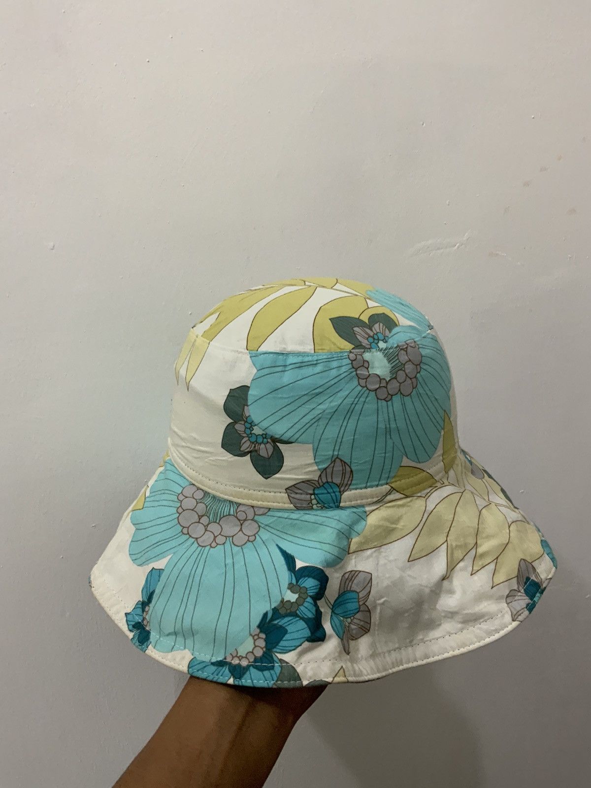 Denime Denim Flower Reversible Hat Size ONE SIZE - 10 Thumbnail
