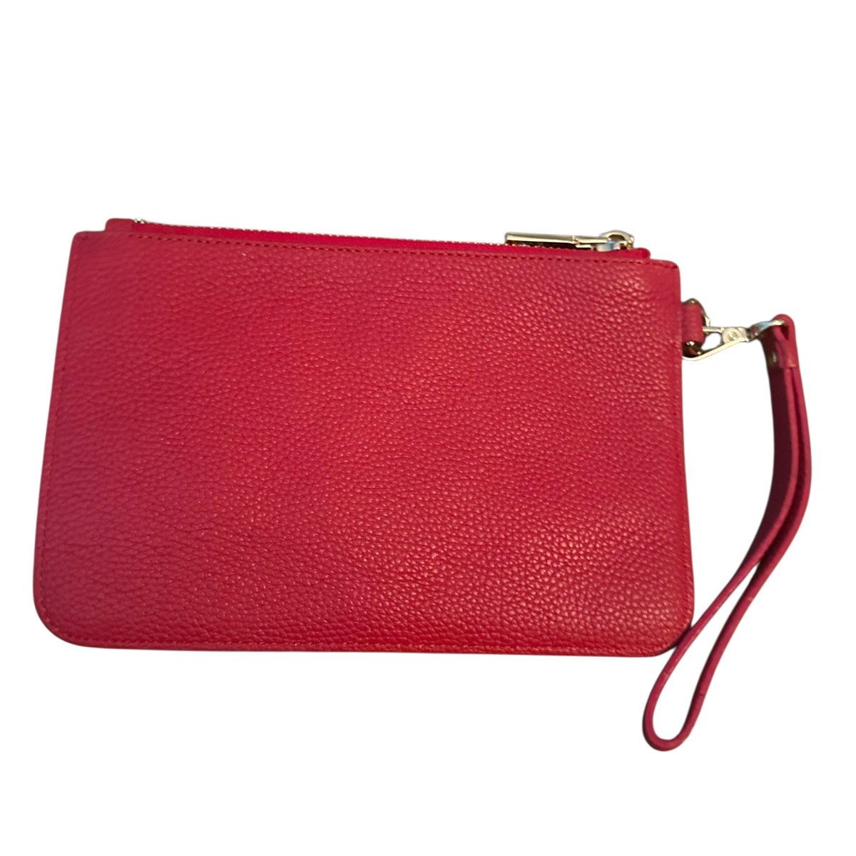 DKNY DKNY red pebbled leather wristlet Size ONE SIZE - 2 Thumbnail