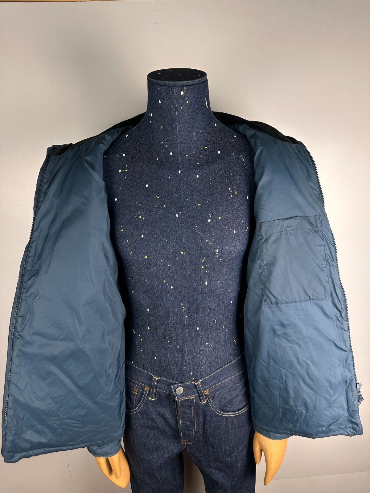 Barbour Barbour Men's Barron Quilted Jacket Warm Blue Size XL Size US XL / EU 56 / 4 - 8 Thumbnail