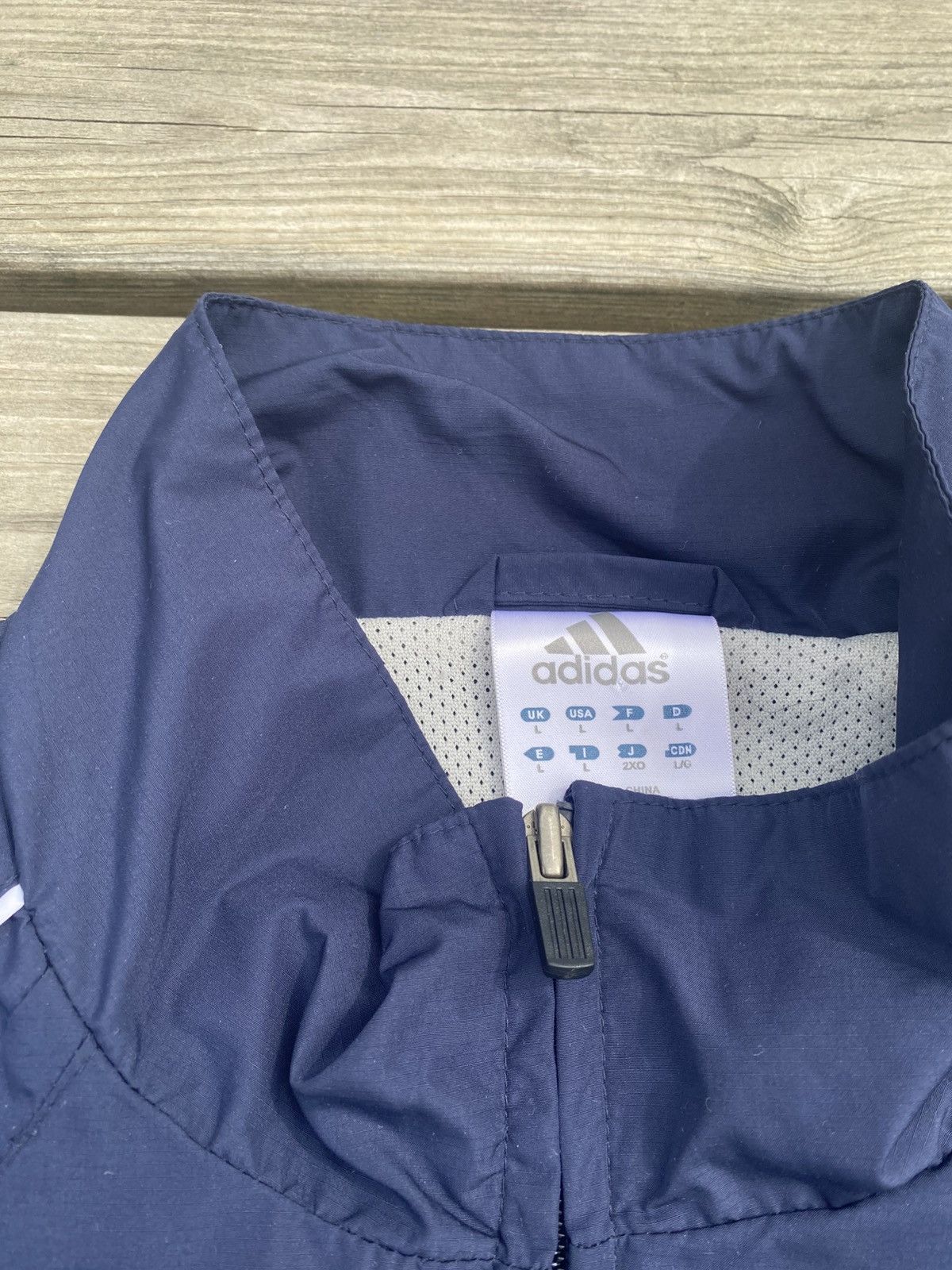 Adidas × New York Yankees × Vintage Vintage Adidas New York Yankees Navy Blue WindBreaker Size US L / EU 52-54 / 3 - 5 Thumbnail