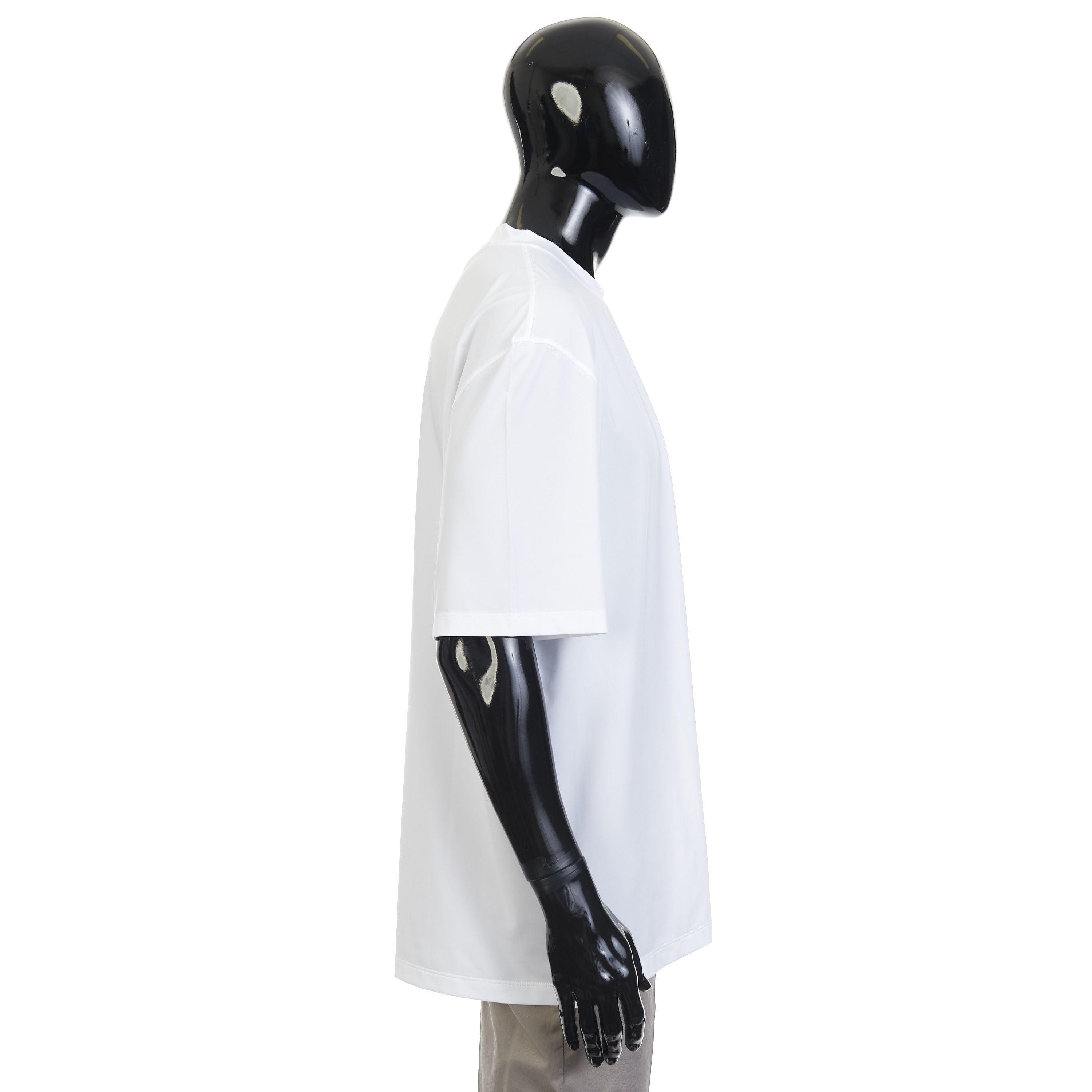 Brunello Cucinelli White Comfort Nylon Crew Neck Tshirt - Logo Size 3XL Size US XXL / EU 58 / 5 - 7 Thumbnail