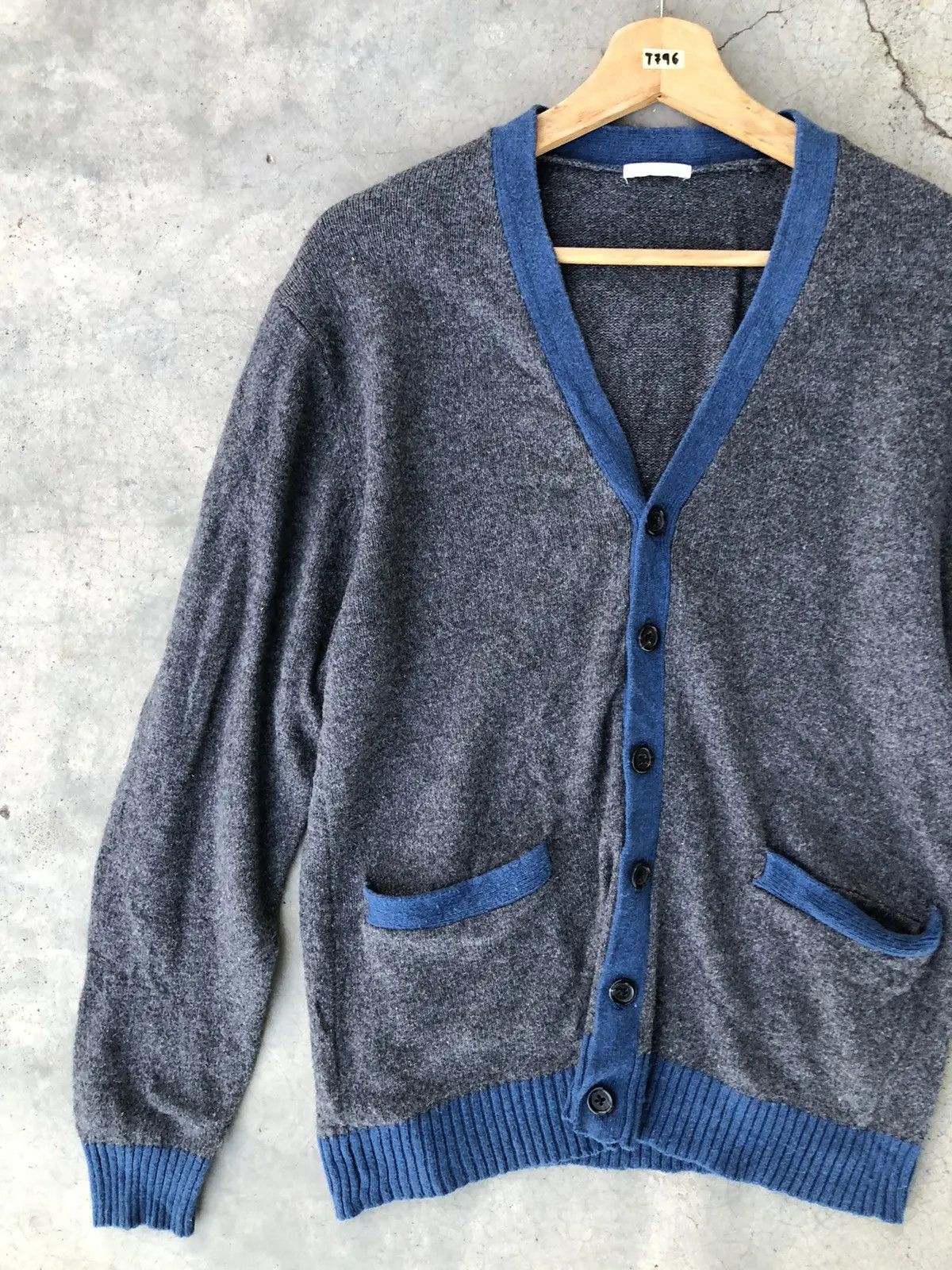 Other Cardigan Blue Line Mix Colour Nice Design Size US M / EU 48-50 / 2 - 3 Thumbnail