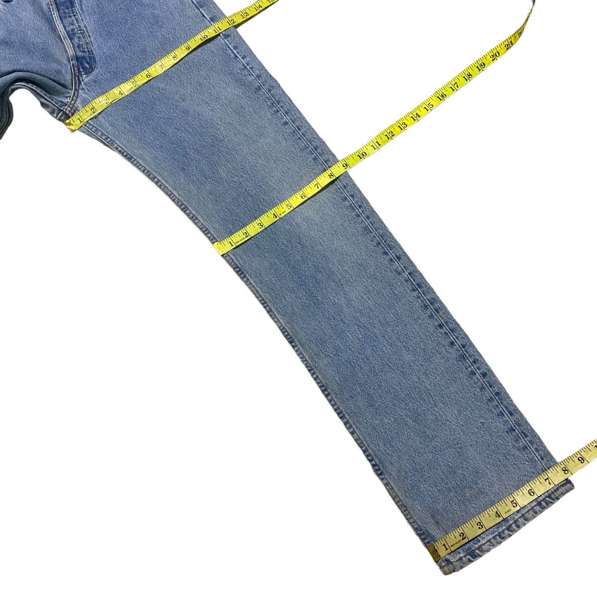Levi's Vintage Levis 501 Light Blue Jeans Made in USA Size US 29 - 9 Thumbnail