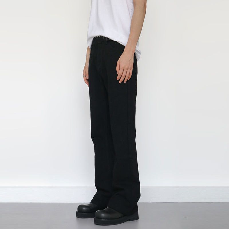 Japanese Brand High Street Vintage Black Bootcut Jeans for Men Size US 32 / EU 48 - 5 Thumbnail