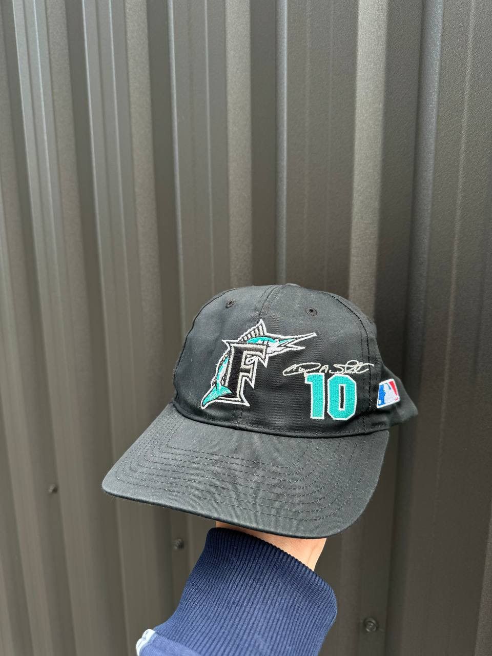 New Era RARE Vintage 90’s Florida Marlins Regular Cap Number 10 Size ONE SIZE - 1 Thumbnail