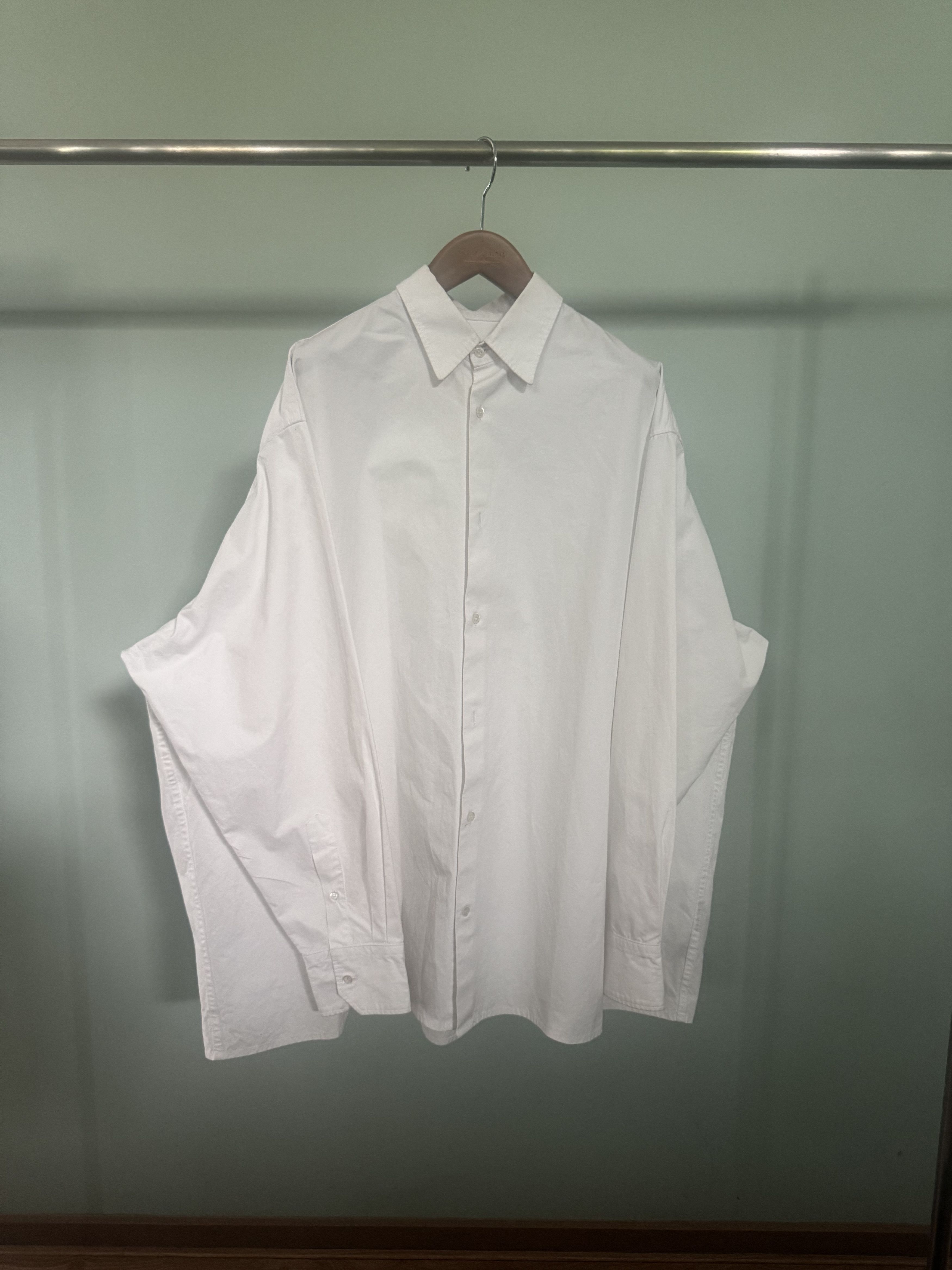 Raf Simons Oversized White Shirt Size US S / EU 44-46 / 1 - 11 Thumbnail