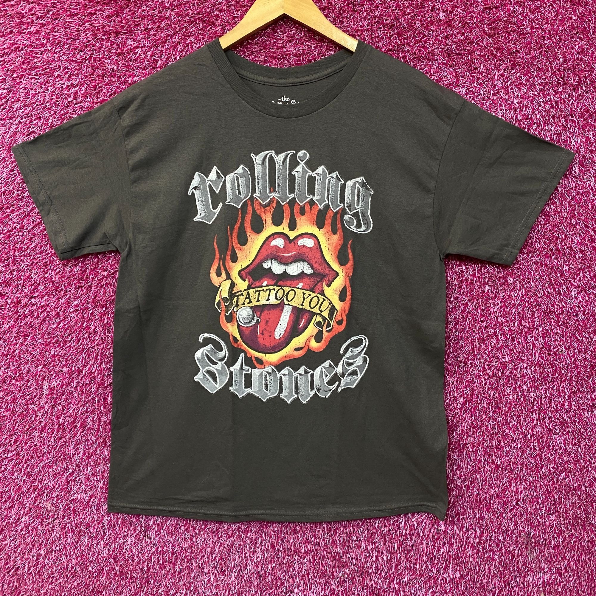 The Rolling Stones Rolling Stones Flaming Tattoo Tongue Graphic T-Shirt Large Size US L / EU 52-54 / 3 - 1 Thumbnail
