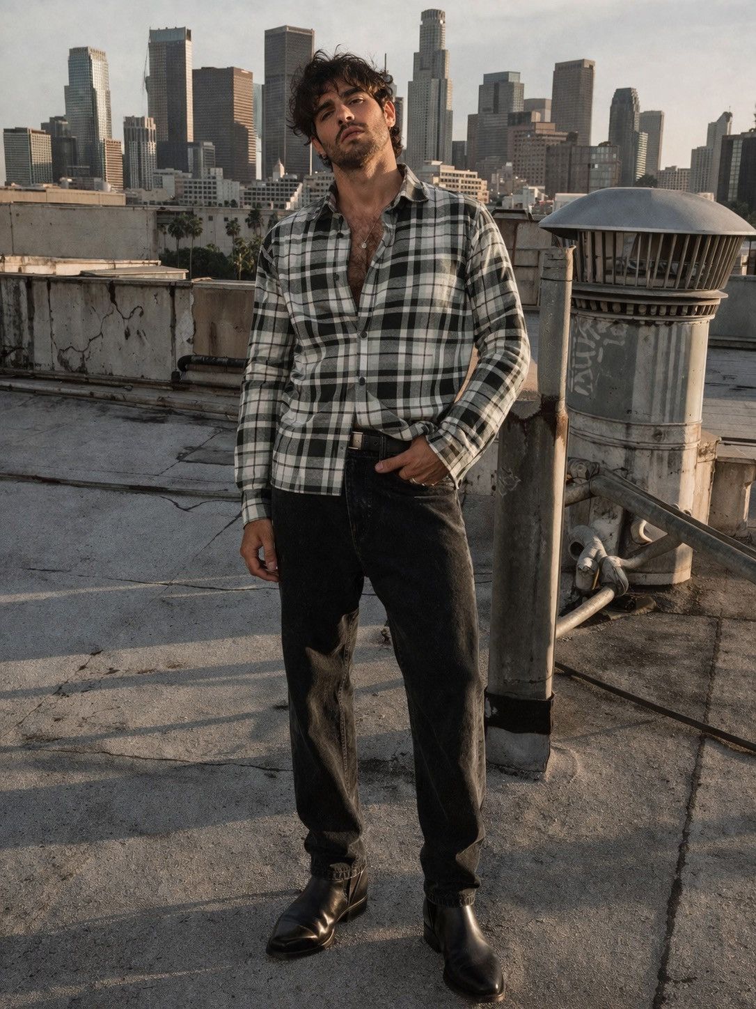 Lululemon Lululemon Brushed Woven Overshirt Plaid Green Size L NWT Size US L / EU 52-54 / 3 - 1 Thumbnail