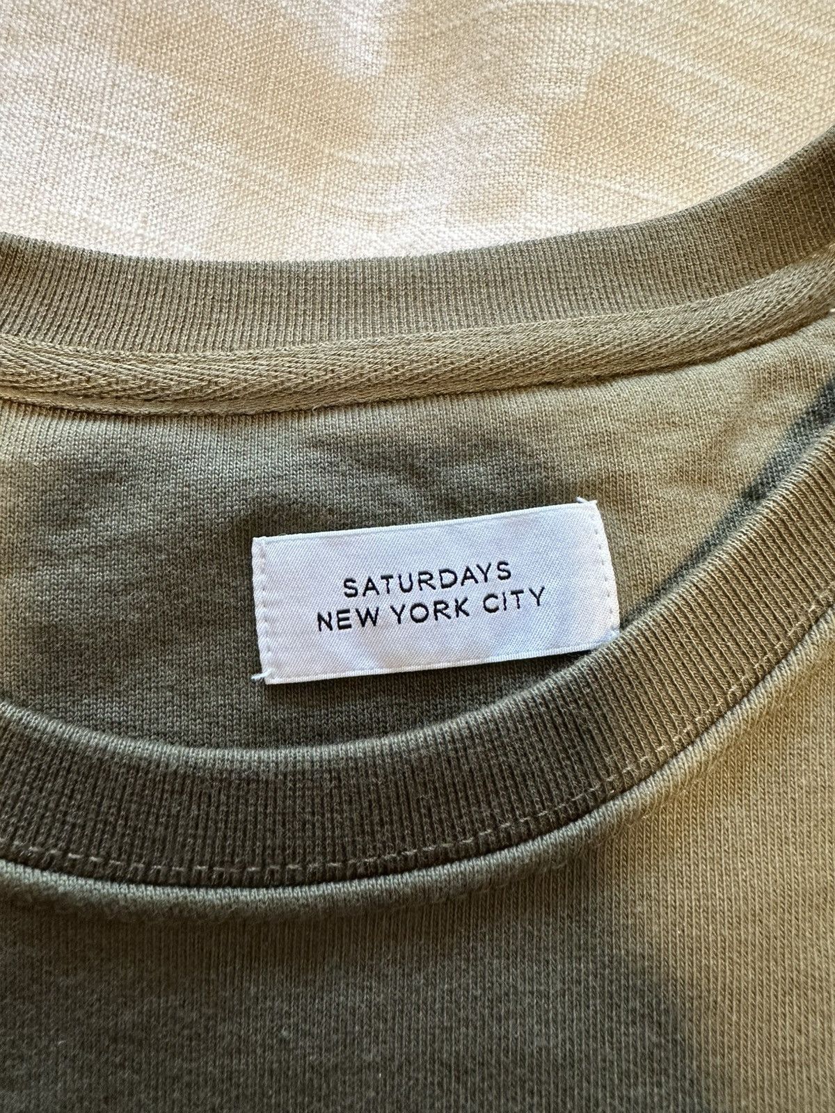Saturdays NYC Saturdays NYC Olive Crewneck Size US XL / EU 56 / 4 - 2 Thumbnail