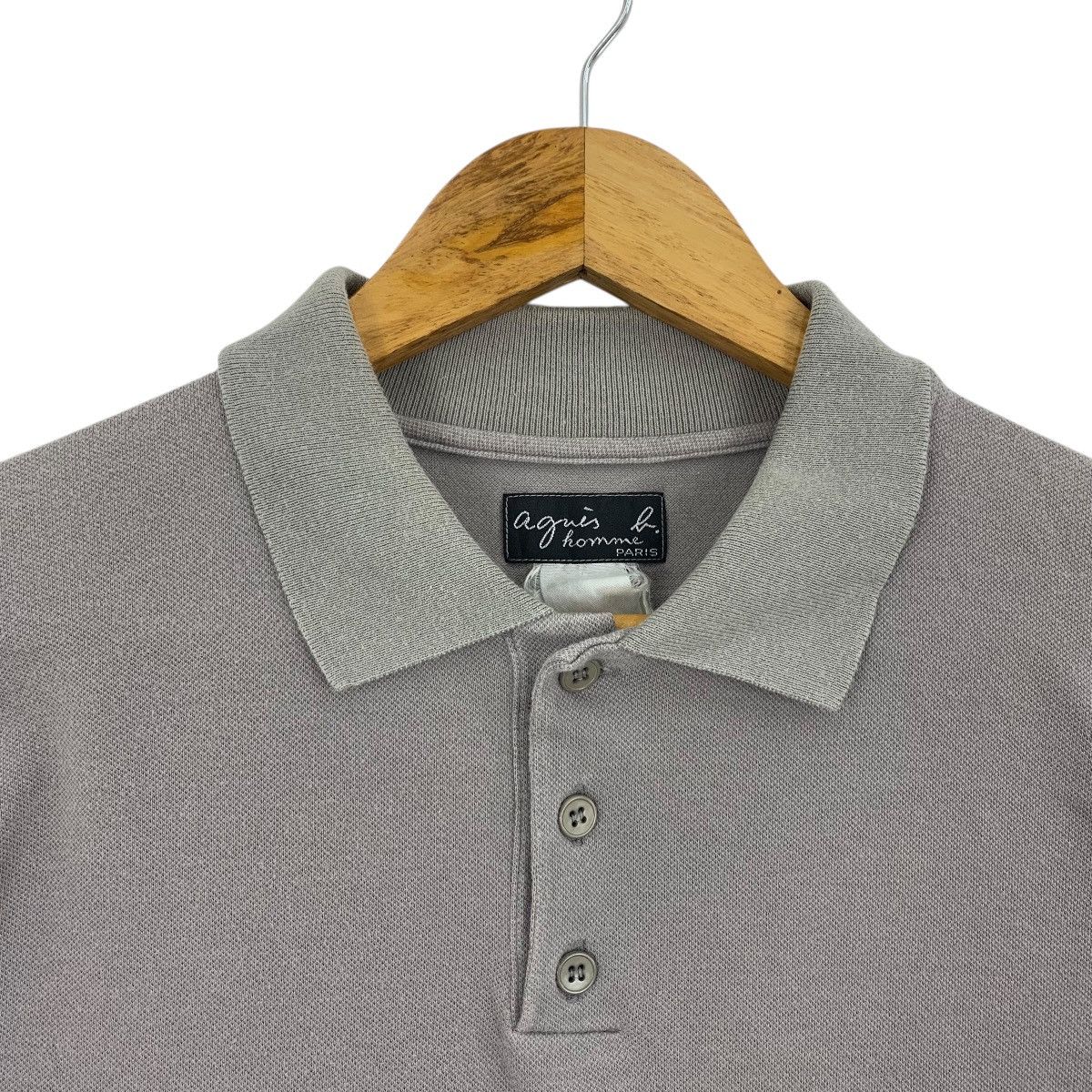 Designer × agnes b. AGNES B plain grey polos tee Size M / US 6-8 / IT 42-44 - 8 Thumbnail