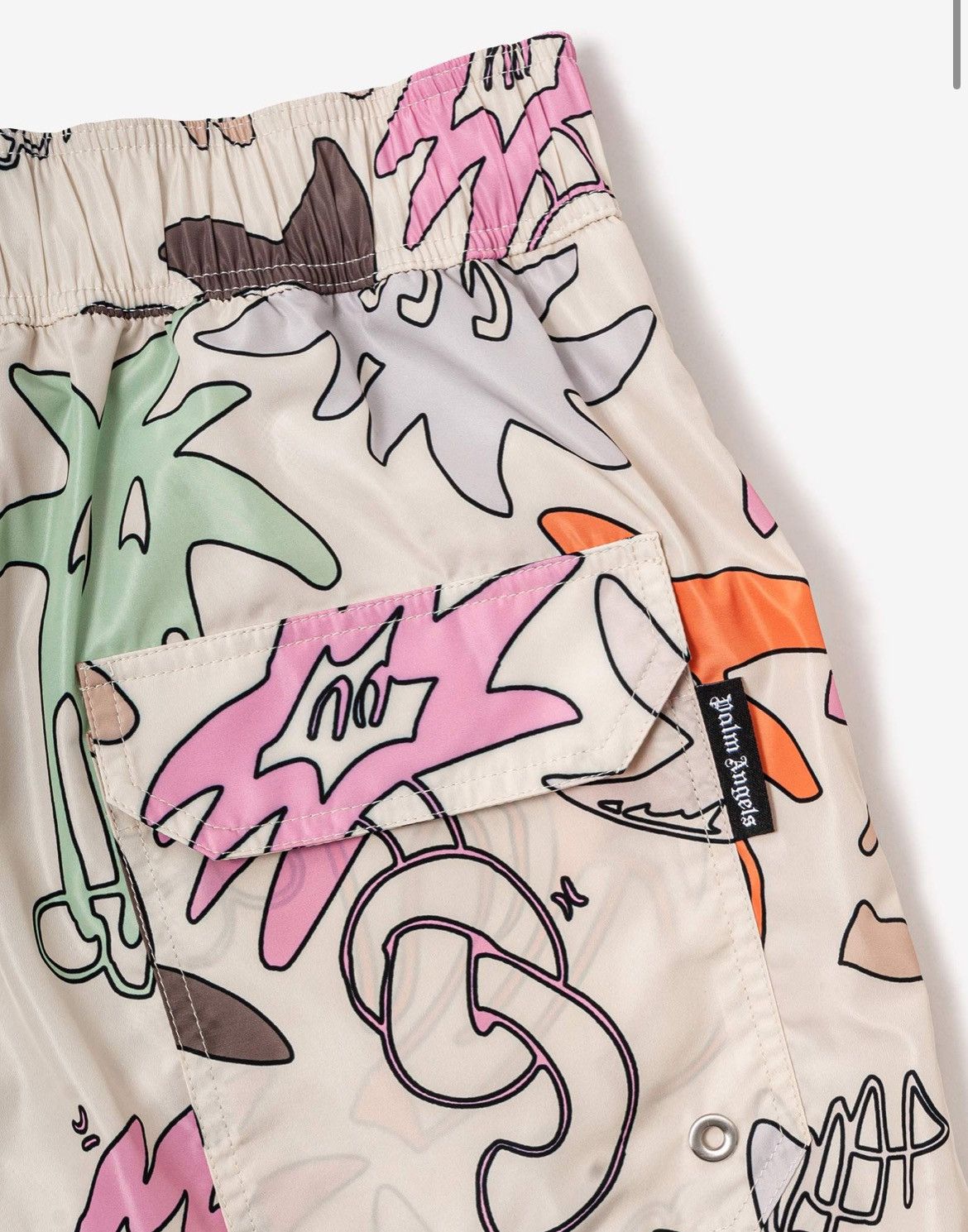 Palm Angels Palm Angels All Over Print Swim Shorts Butter 30 Size US 30 / EU 46 - 4 Thumbnail