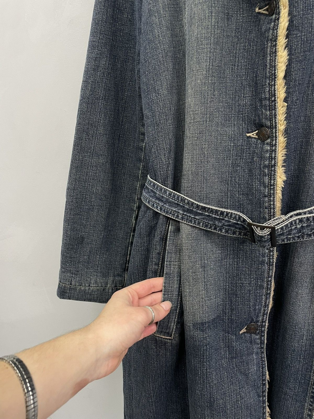 Hysteric Glamour Rare denim fur coat diesel style avant garde y2k Size US M / EU 48-50 / 2 - 10 Thumbnail