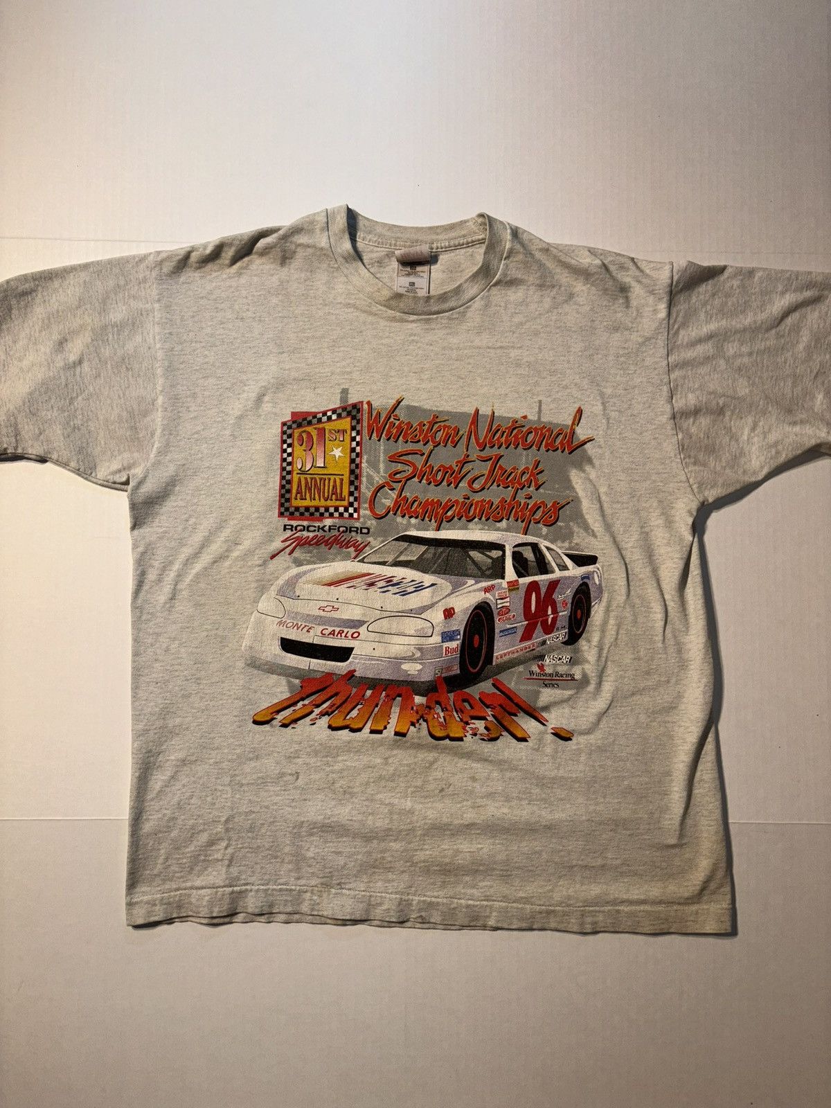NASCAR Vtg NASCAR Winston Cup Series Championship 90’s USA Racing Size US XL / EU 56 / 4 - 1 Thumbnail