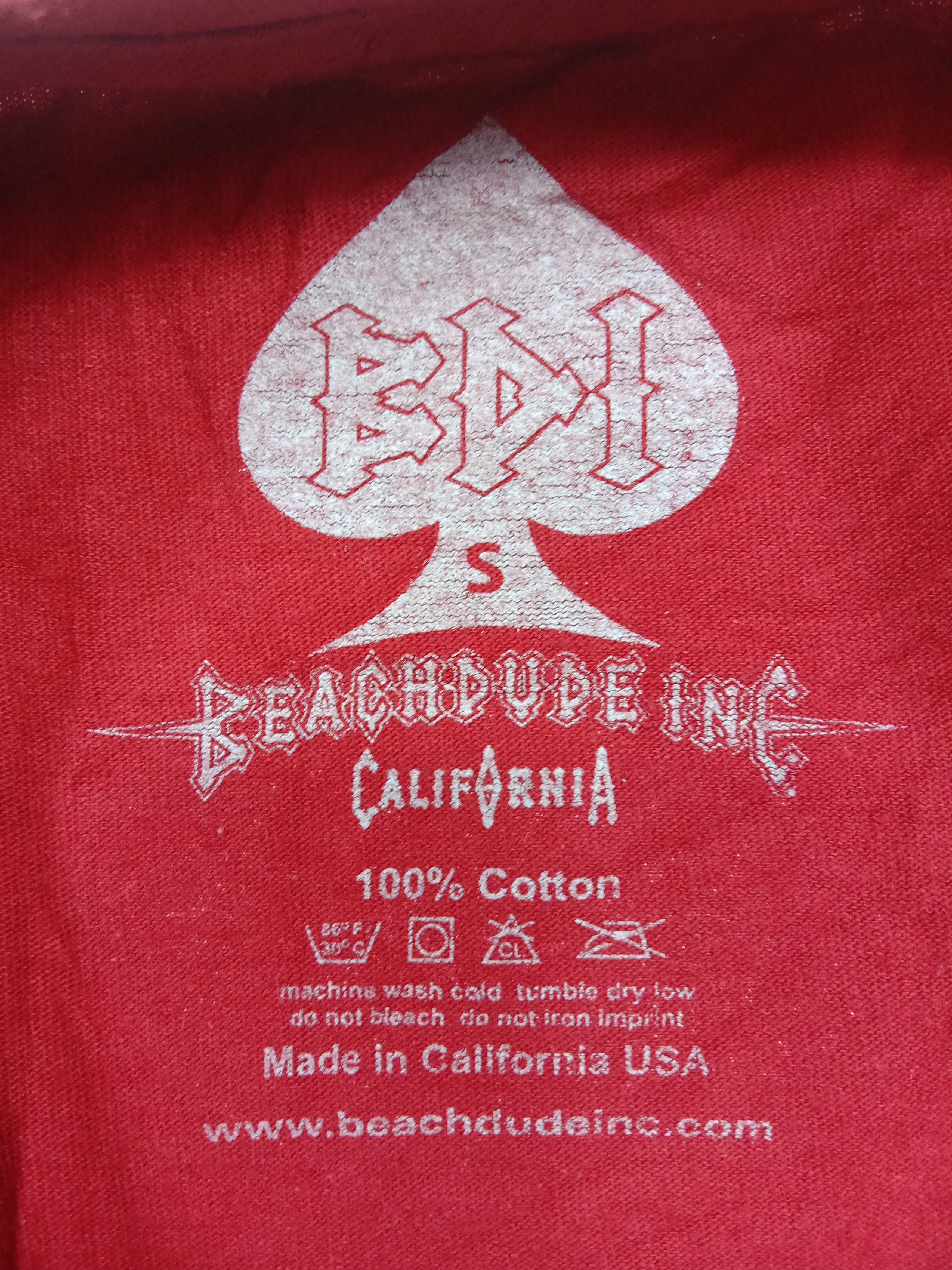 Vintage Vintage Beach Dude Inc. California T Shirt Size US S / EU 44-46 / 1 - 6 Thumbnail