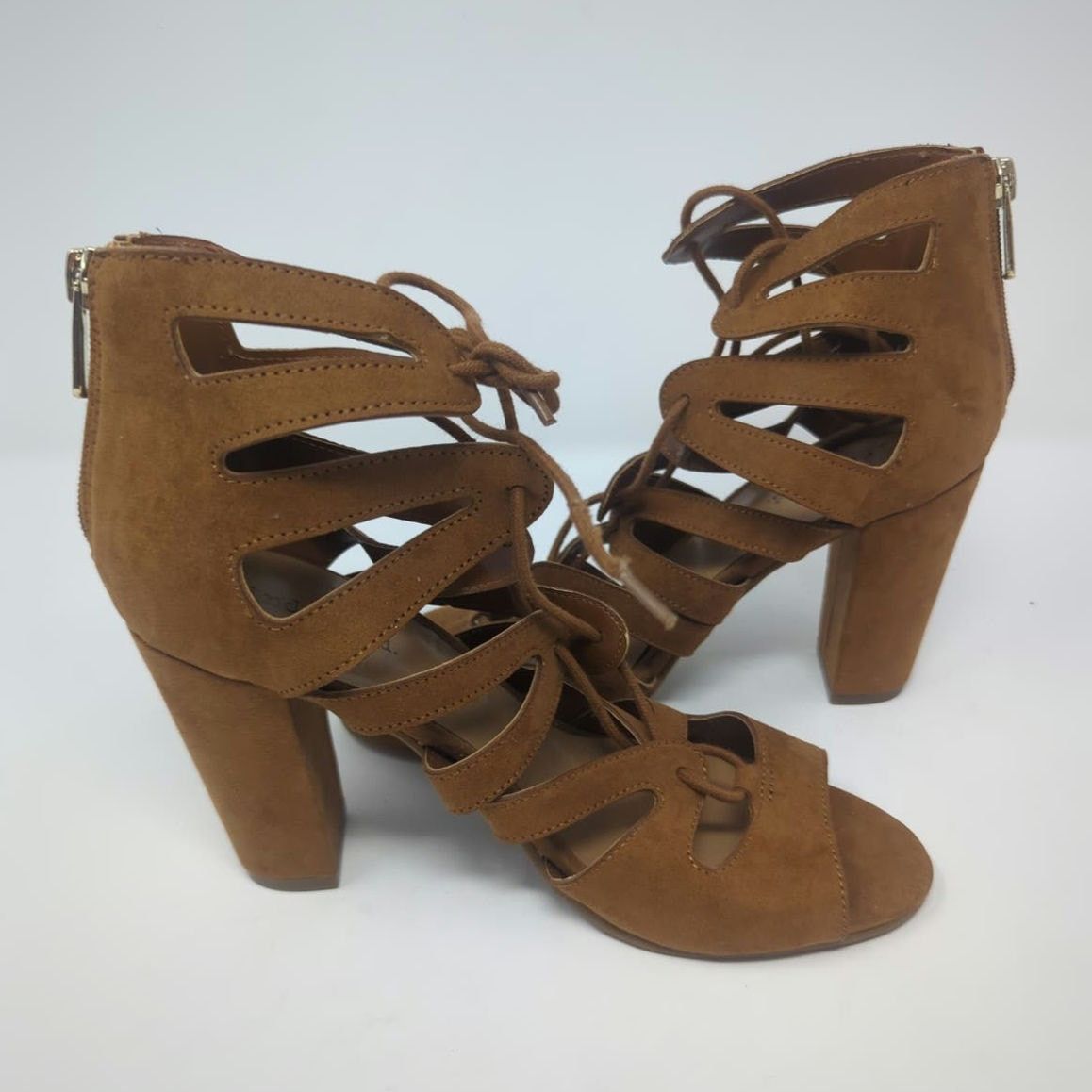 Other Indigo Rd gladiator tie suede heels Womens Size 7.5 Size US 7.5 / IT 37.5 - 6 Thumbnail