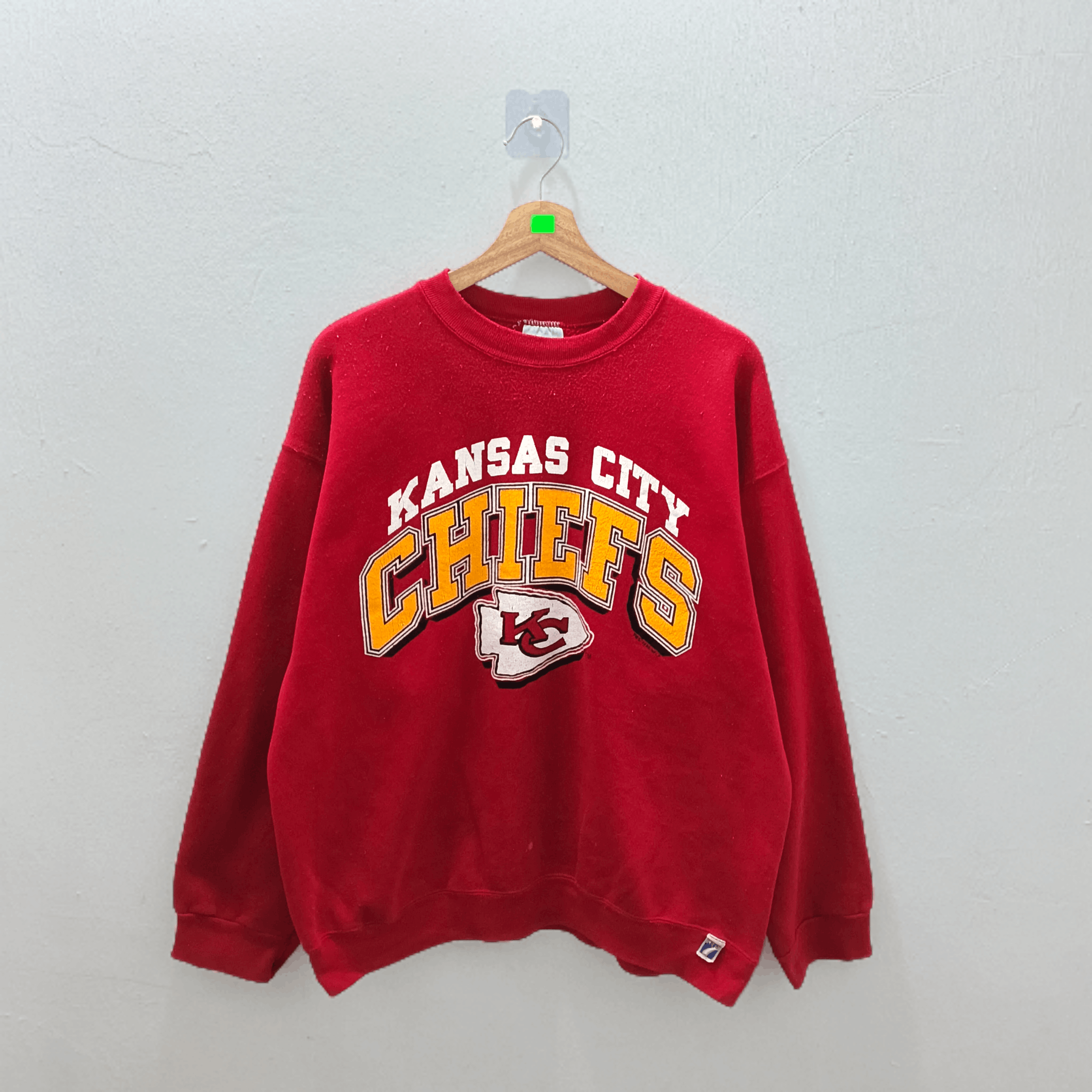 NFL Vintage 90's NFL Logo 7 Chiefs Kansas City Crewneck Size XL Size US XL / EU 56 / 4 - 1 Thumbnail